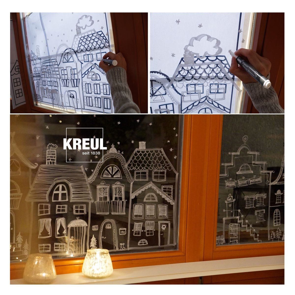 C. KREUL Kreidemarker KREUL Kreidemarker Chalky medium 2-3mm volcanic grey