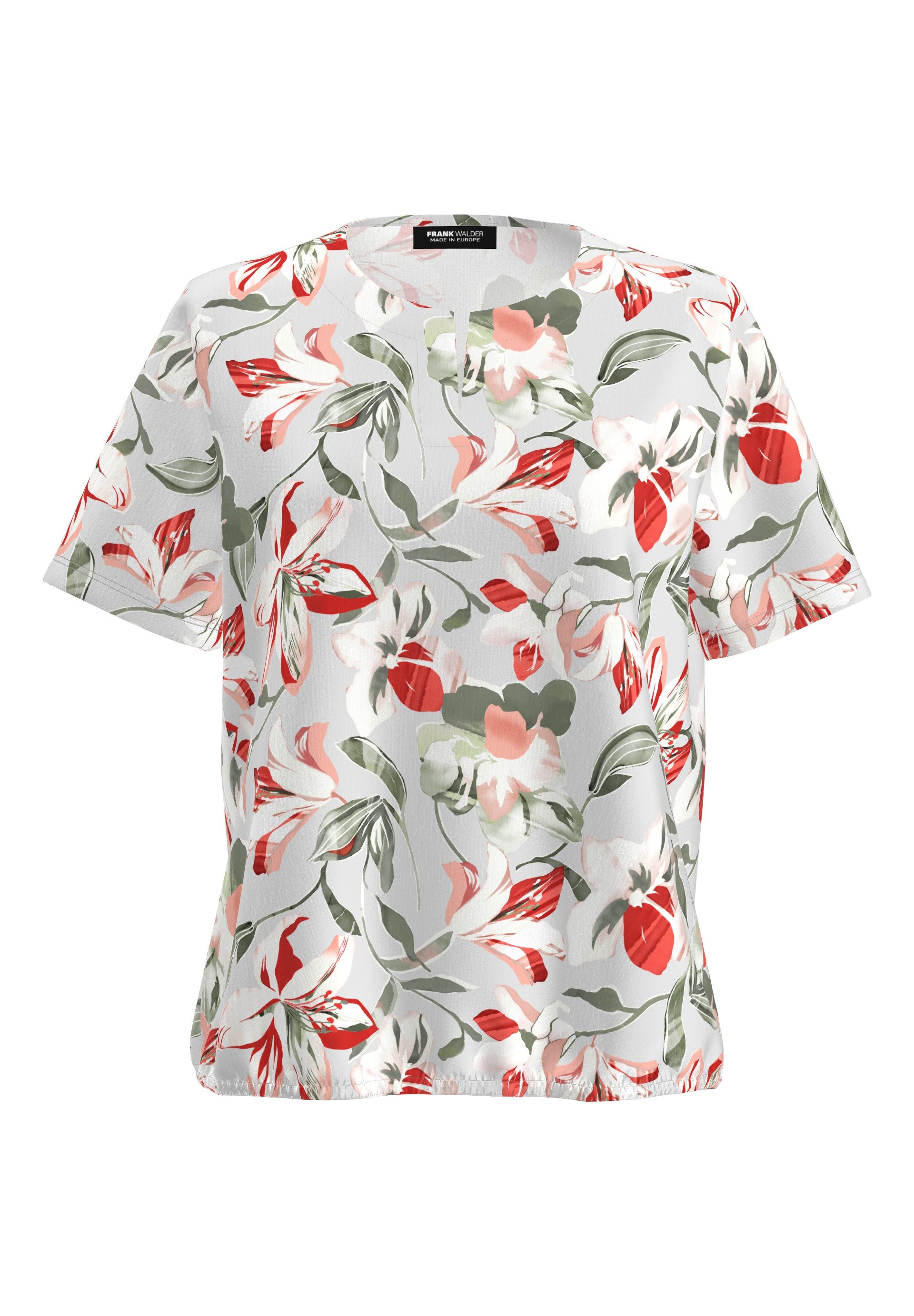 FRANK WALDER Kurzarmshirt aus Ecovero Viskose günstig online kaufen