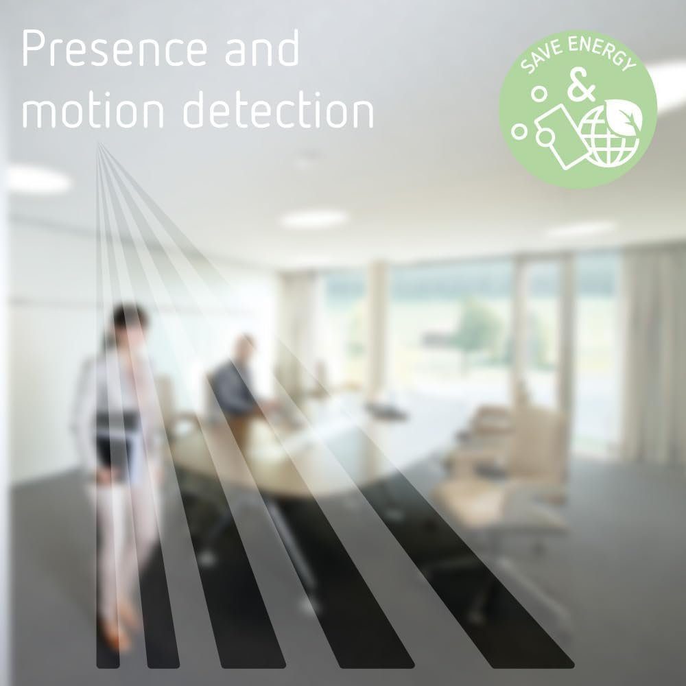 theben Bewegungsmelder theLuxa R180 WH 1010200 Außenbereich, Wandmontage, 180° Erfassung, Schule/Sportplatz, robust, weiß