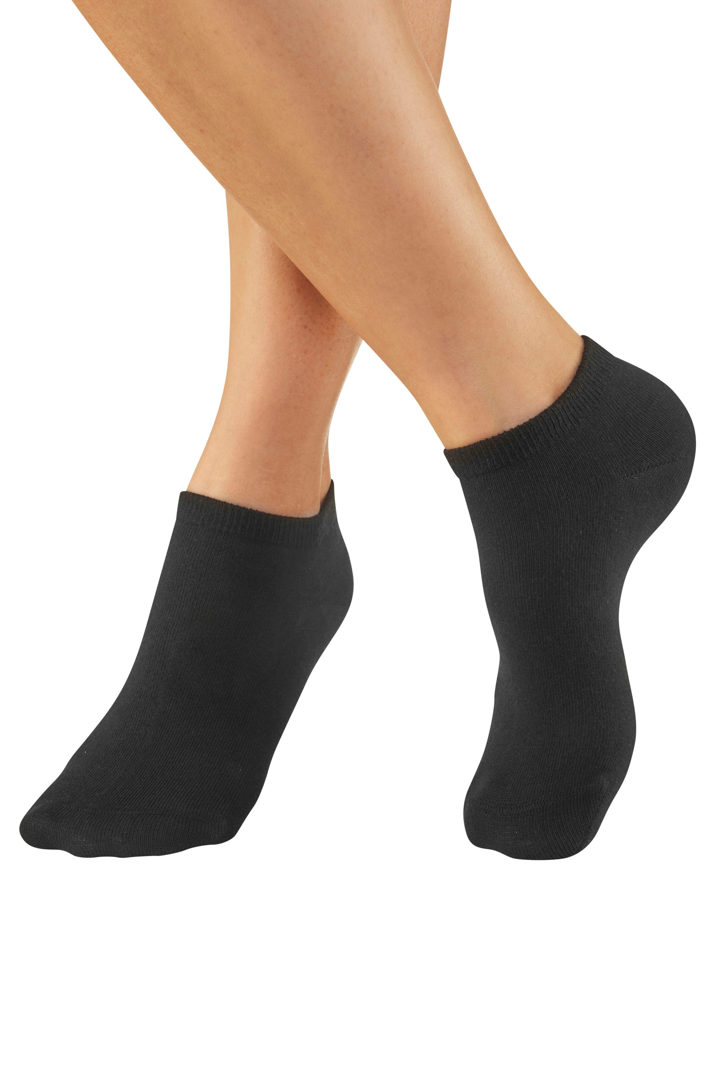 Bench. Sneakersocken Damensocken Logosocken klassisch mit Baumwolle (Packung, 8-Paar, Gr. 35-38 und 39-42) mit weicher Baumwolle – Bild 3 von 5