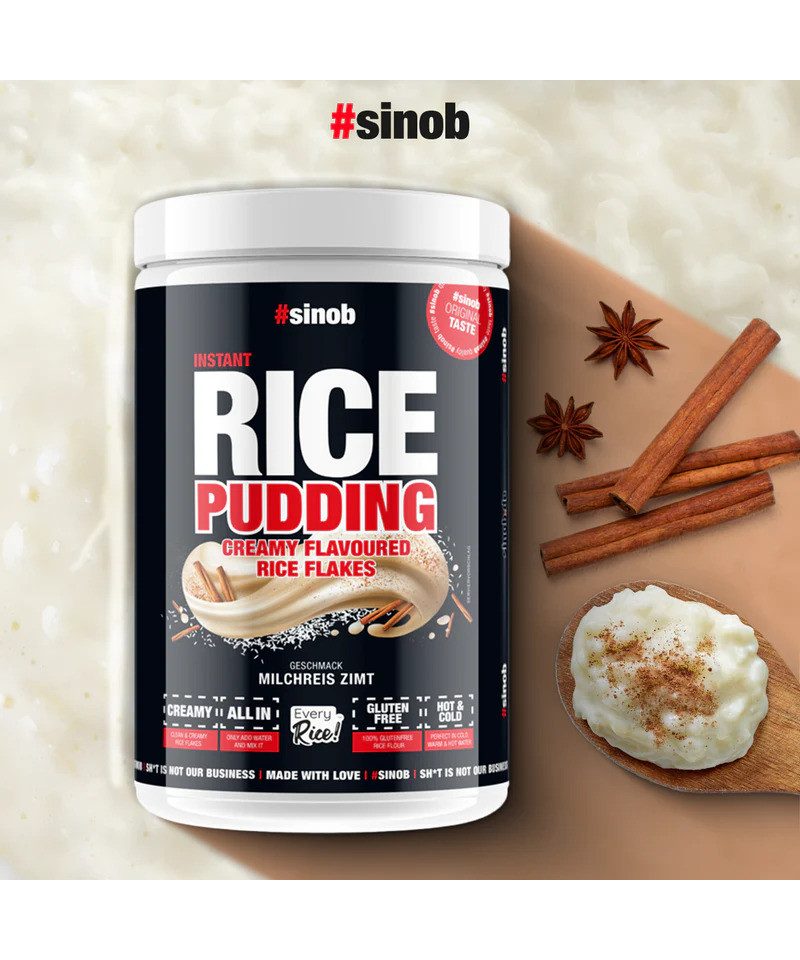 #sinob Tasty Rice Pudding 1000g - Milchreis Zimt Pulver, 1000 g, Pulver