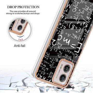 Wigento Handyhülle Für Motorola Moto G53 / G23 / G13 Design Series TPU / PC Handy Hülle