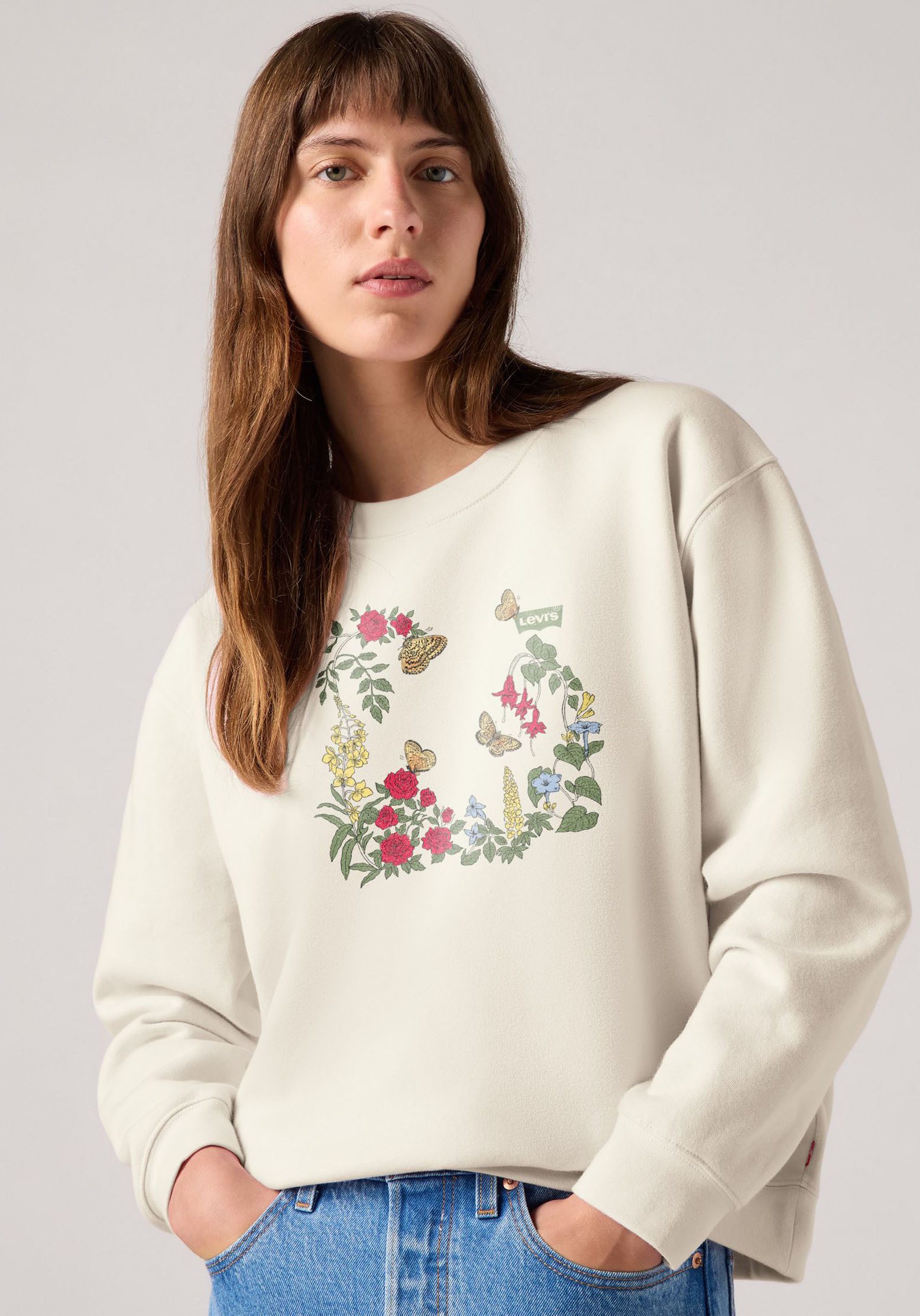 Levi's® Sweatshirt mit Logo Print günstig online kaufen