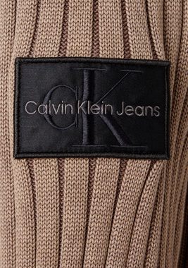Calvin Klein Jeans Strickpullover mit Calvin Klein Logo-Badge am Ärmel