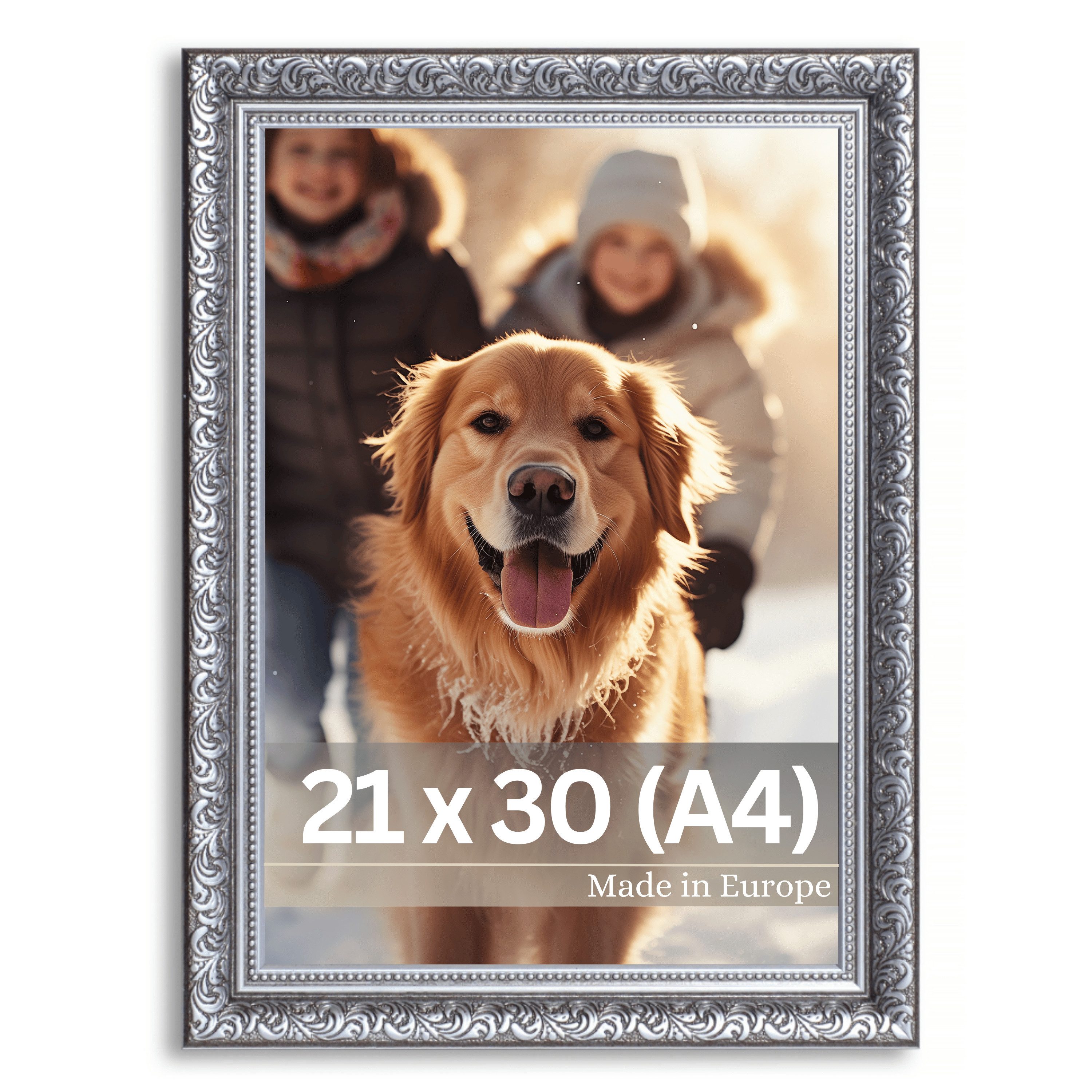 Victor (Zenith) Bilderrahmen Rubens, Bilderrahmen 20x30 cm Schwarz Silber A günstig online kaufen