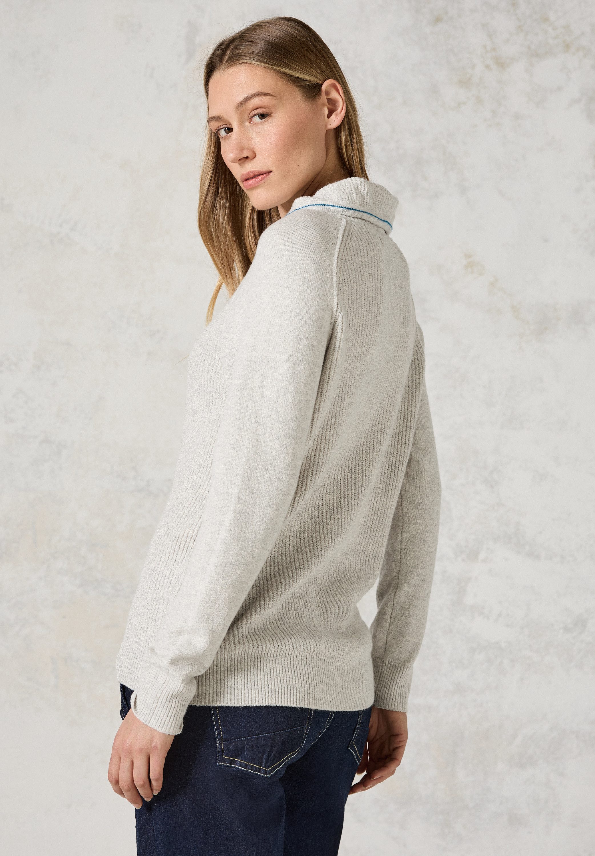 CECIL Rollkragenpullover mit Kragen