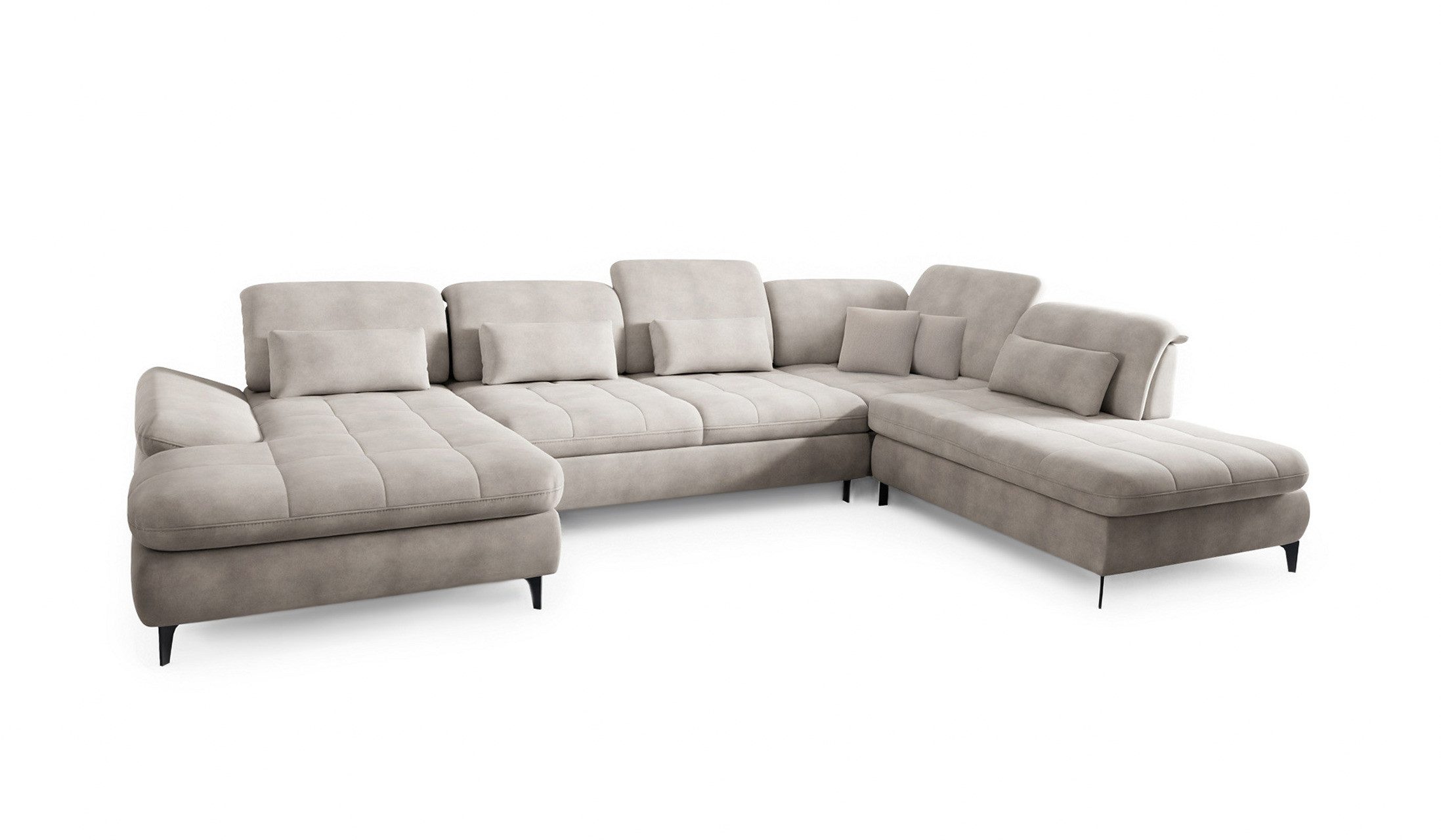 Hygger Möbelhaus Wohnlandschaft Nola U-Form XXL günstig online kaufen