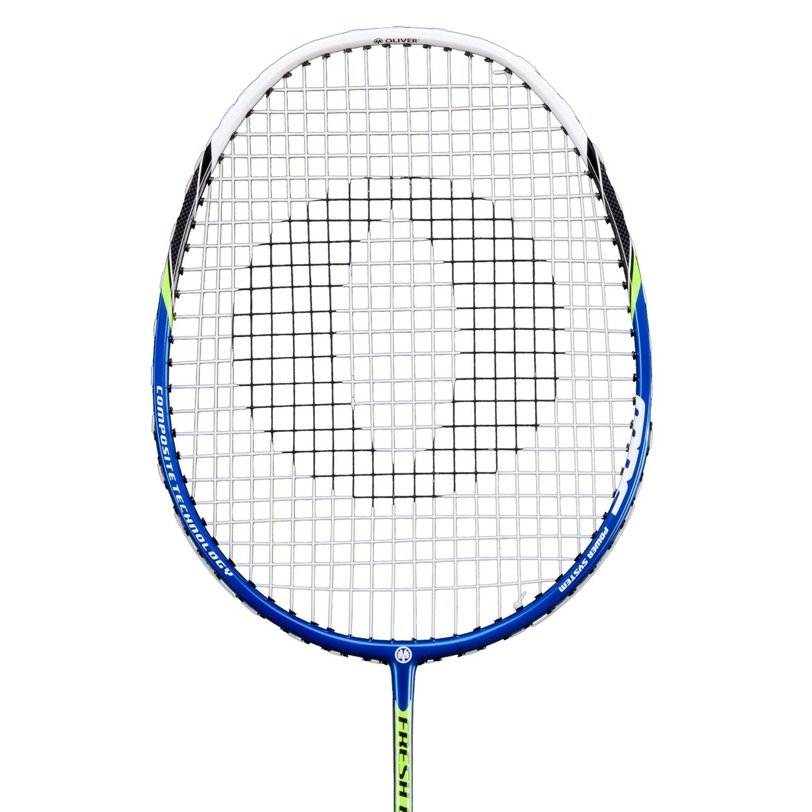 Oliver Badmintonschläger Fresh 8.0 (92g, kopflastig, mittel) blau - besaitet