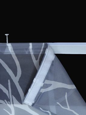 Schiebegardine Tatjane, Joyswahl, Klettband (2 St), halbtransparent, Flächenvorhänge mit Zweige