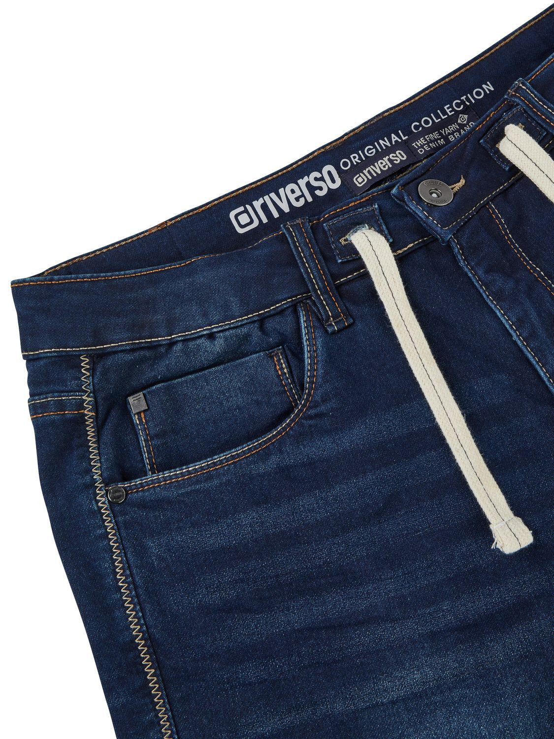 riverso Jeansshorts Herren Shorts RIVPaul Regular Fit Bermudashorts mit Stretch – Bild 3 von 4