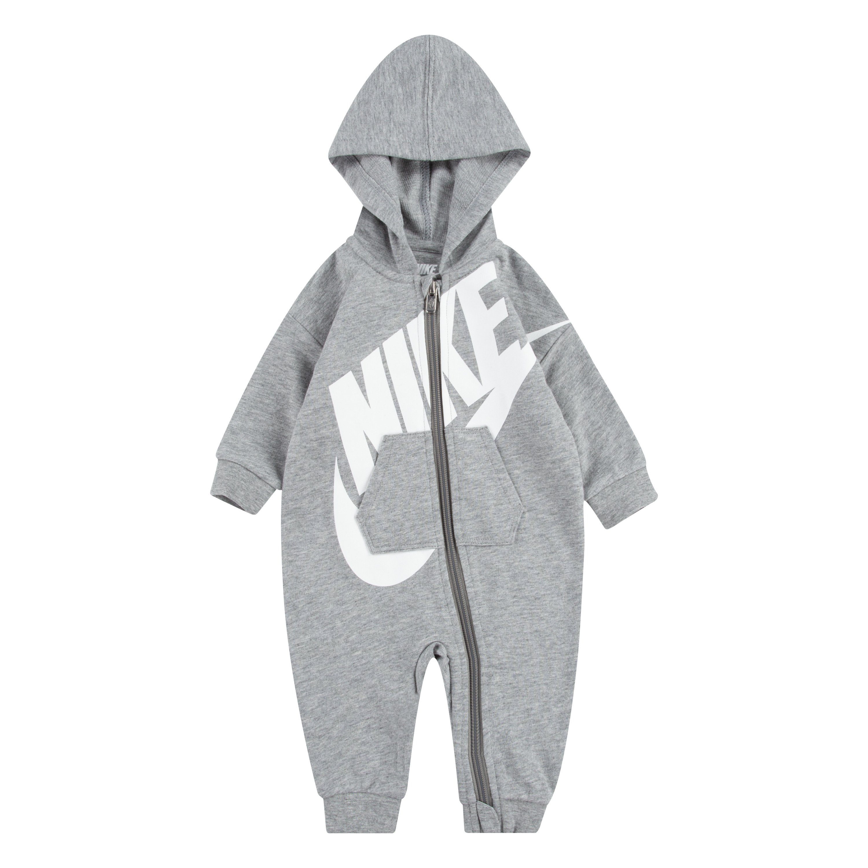 DAY Sportswear PLAY Nike COVERALL Strampler NKN ALL grau-weiß