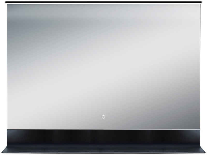 Talos Badspiegel BLACK HOME (Komplett-Set), BxH: 80x60 cm, energiesparend
