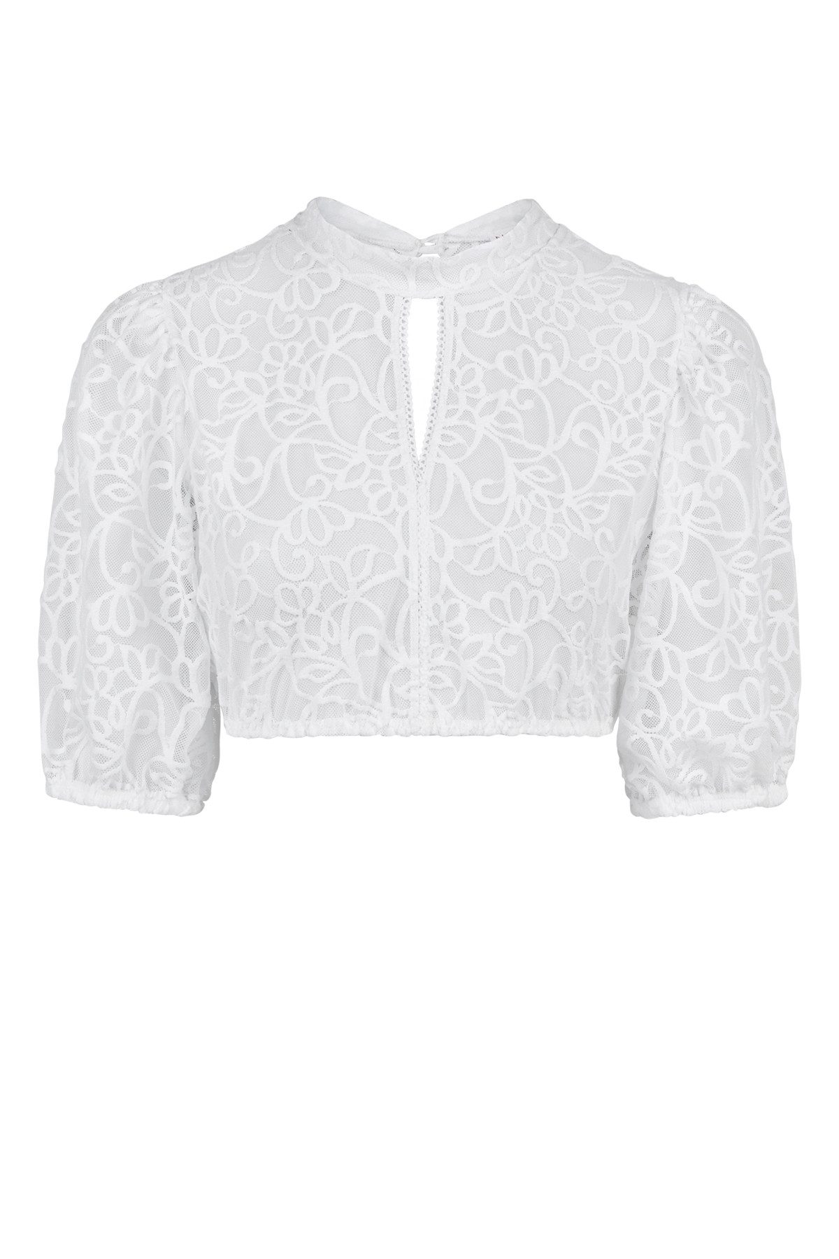 Nina Von C. Dirndlbluse Dirndl-Bluse Simone, halbarm - weiss günstig online kaufen