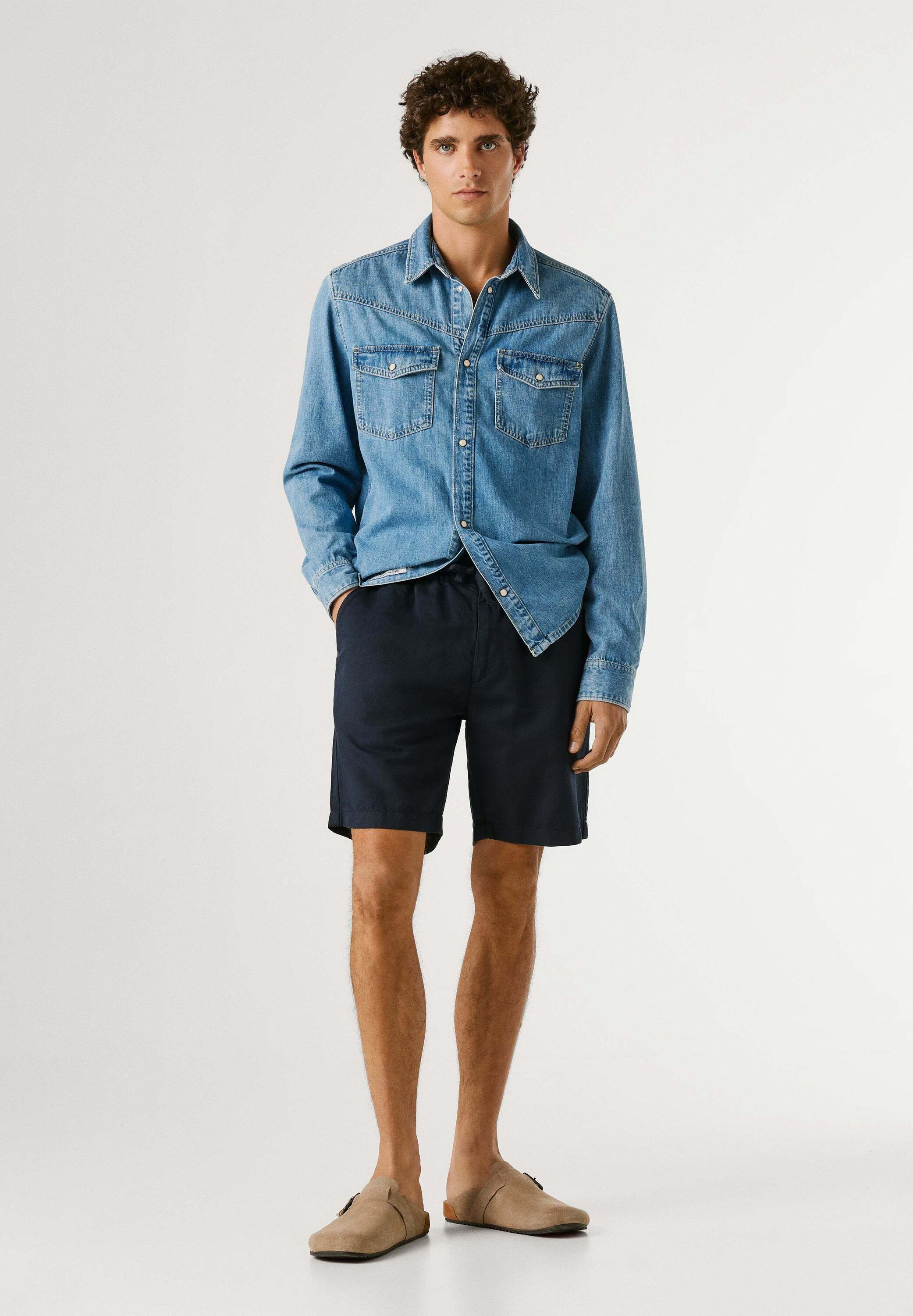 Pepe Jeans Shorts shorts RELAXED LINEN SMART SHORT
