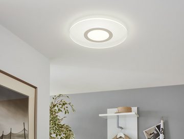 EGLO LED Deckenleuchte Reducta, Leuchtmittel inklusive, Deckenlampe, modern, Wohnzimmerlampe, Schlafzimmerlampe, Flurlampe