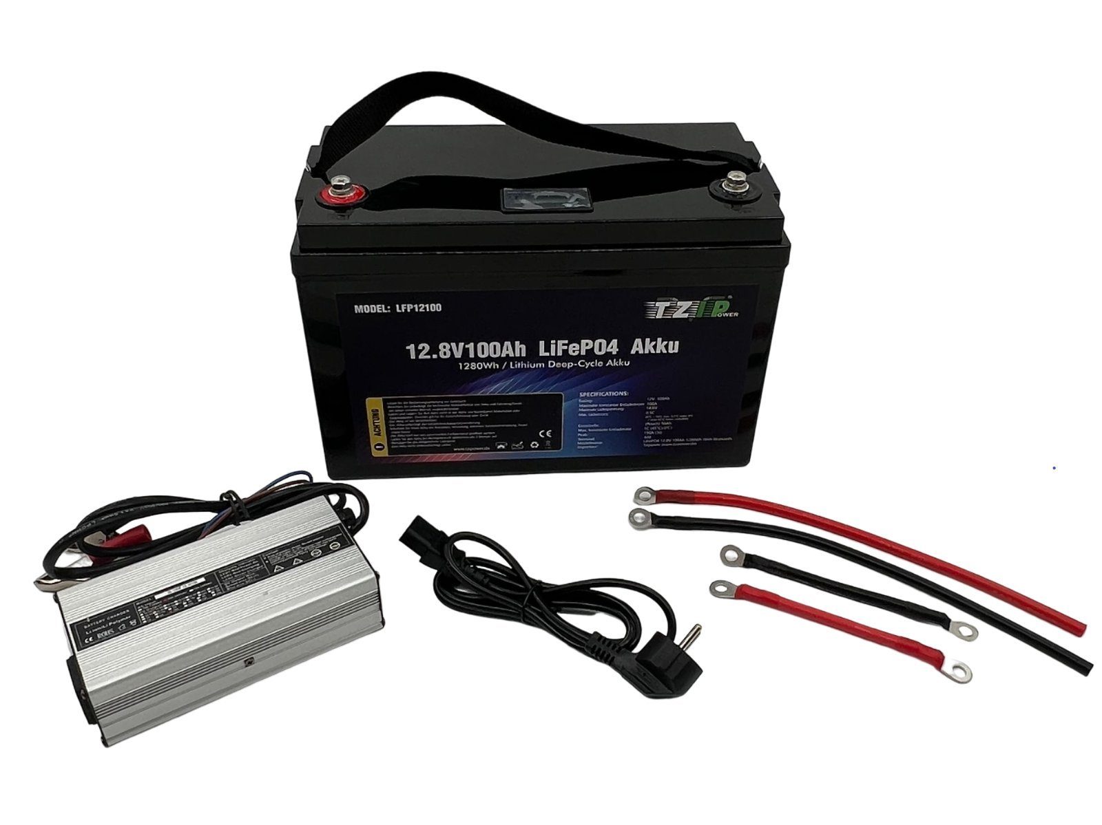 Q-BATTERIES Lithium Akku 12-8 12,8V 8Ah, 102,4Wh LiFePO4 Batterie online  kaufen