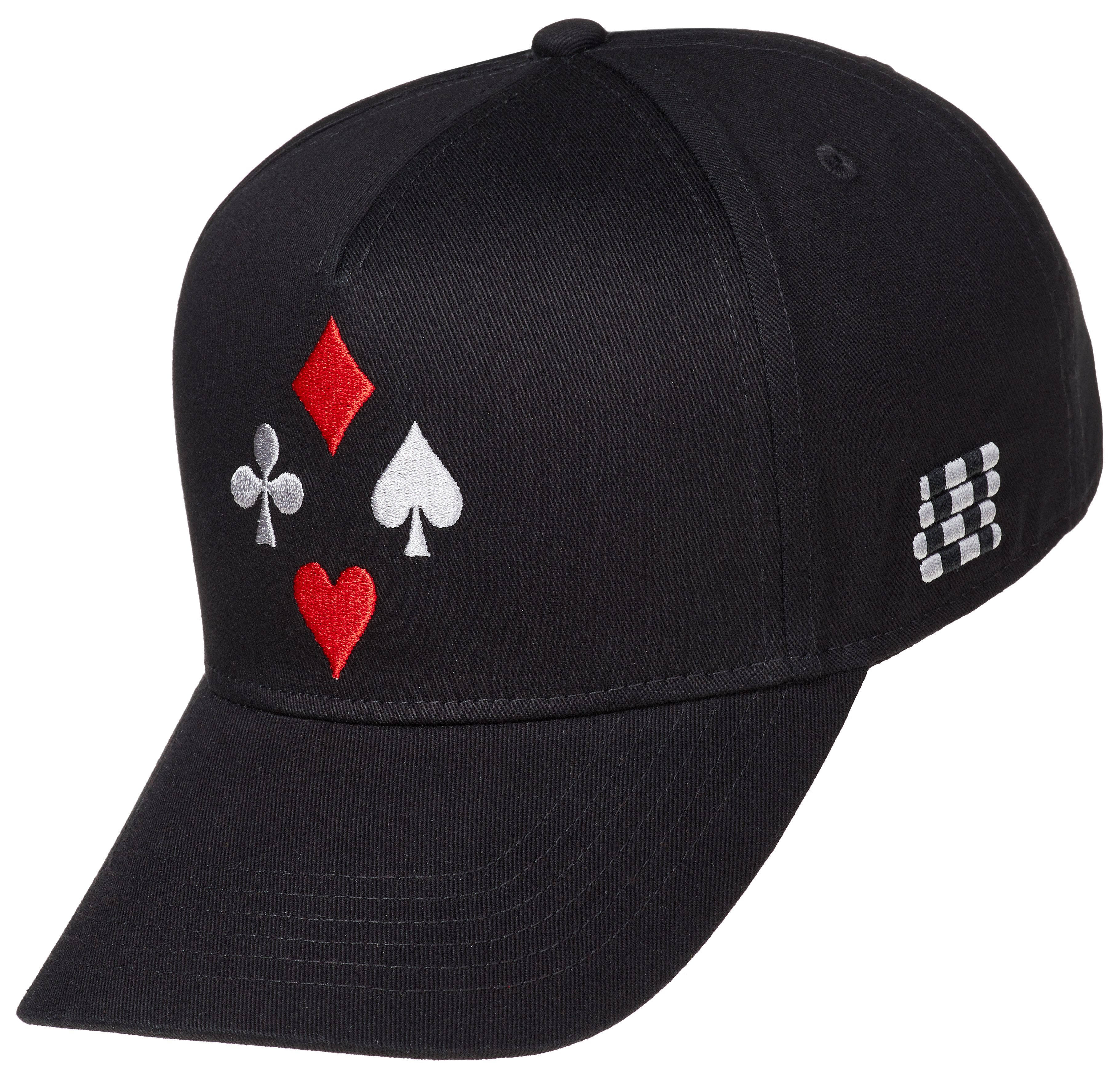 Cadency Baseball Cap - Poker Black - Unisex, Größenverstellbar