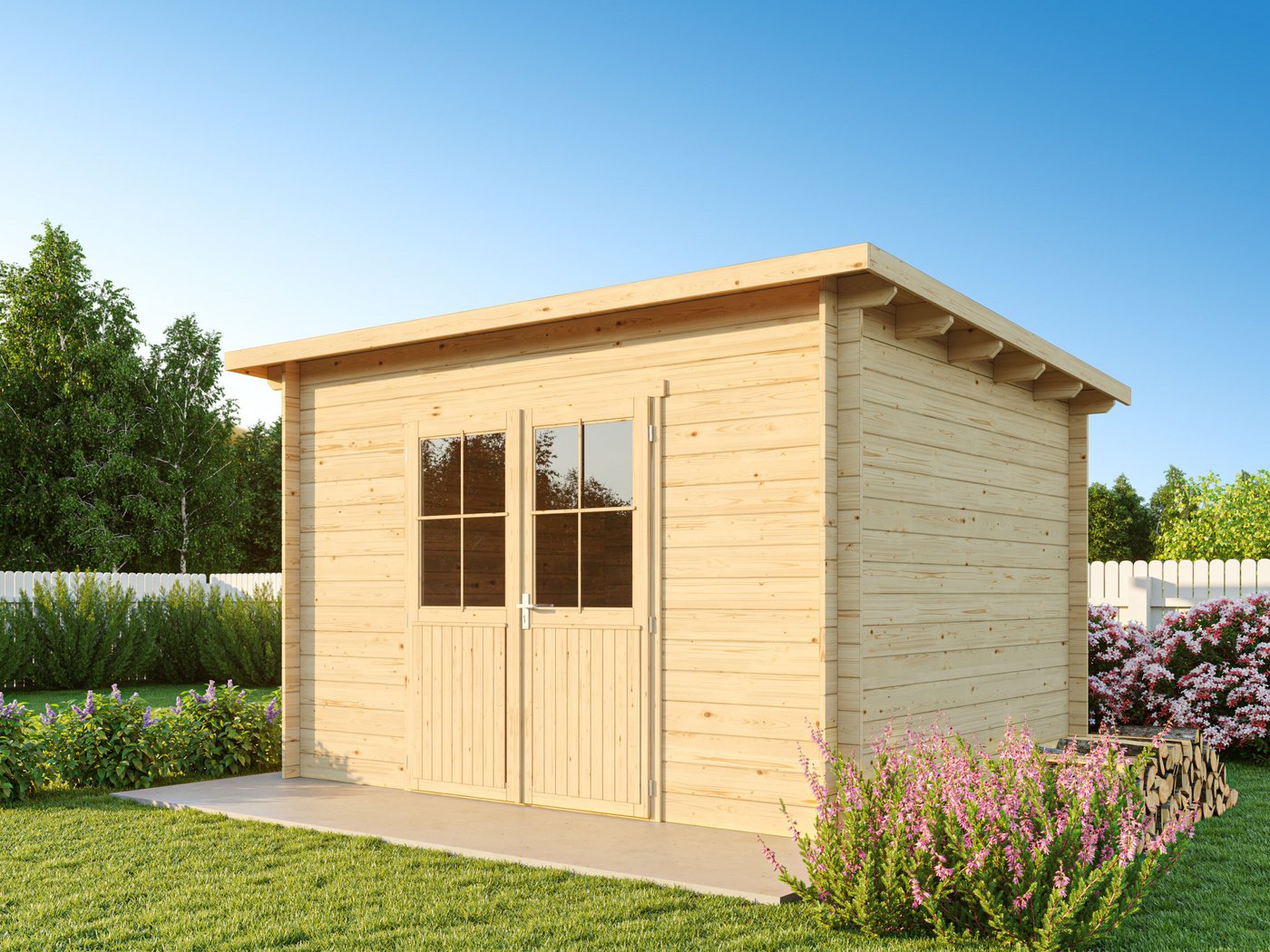 Fjordholz Gartenhaus Ezra 4D