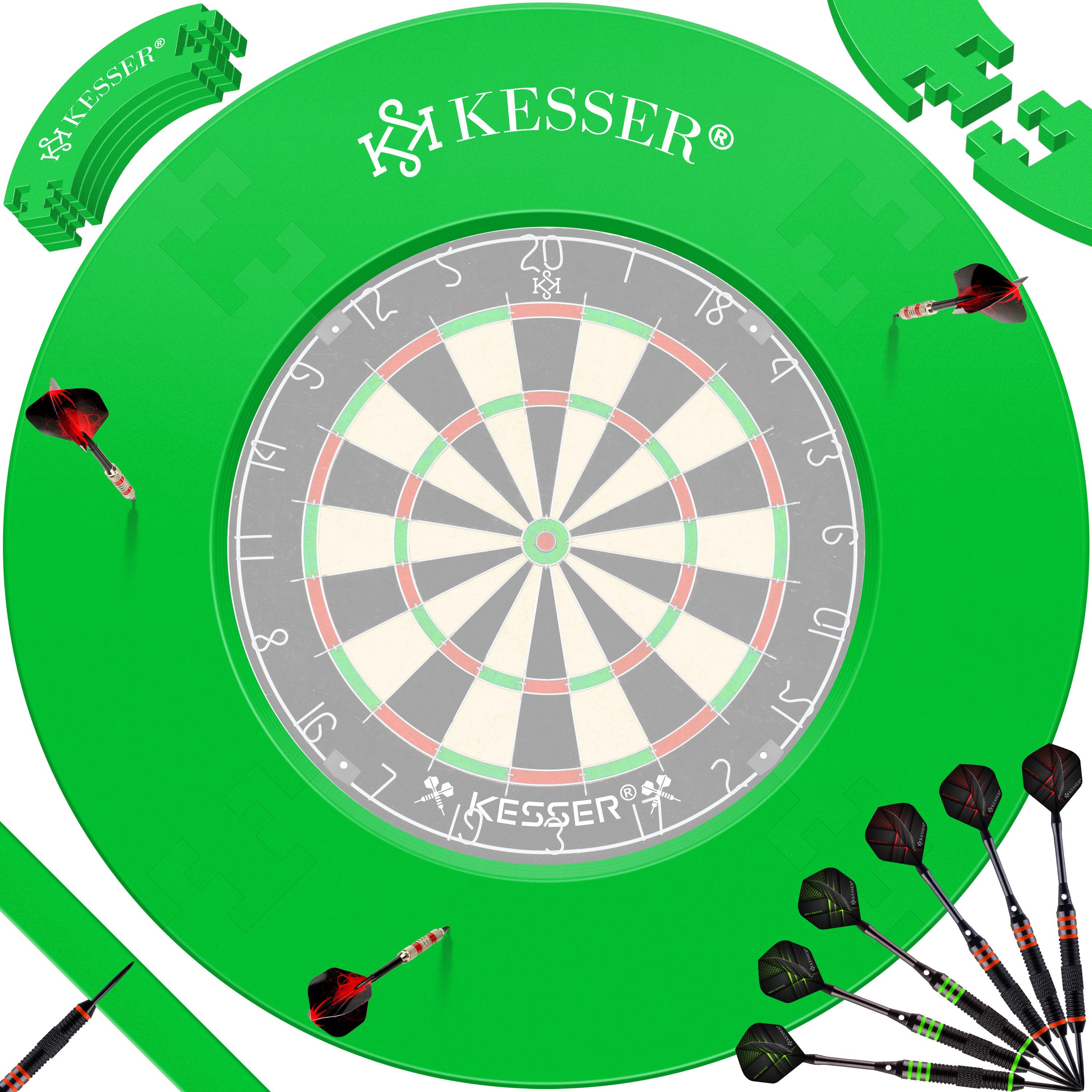 KESSER Dartscheibe, Dartscheibe Catchring Schutzring Ø45cm Auffangring stabiler Wandschutz