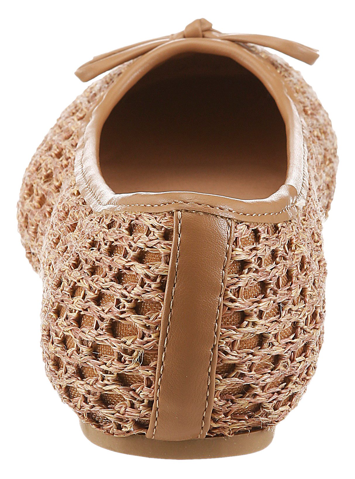 Aniston SHOES Ballerina Loafer, Slipper, Schlupfschuh mit kleiner Schleife- NEUE KOLLEKTION