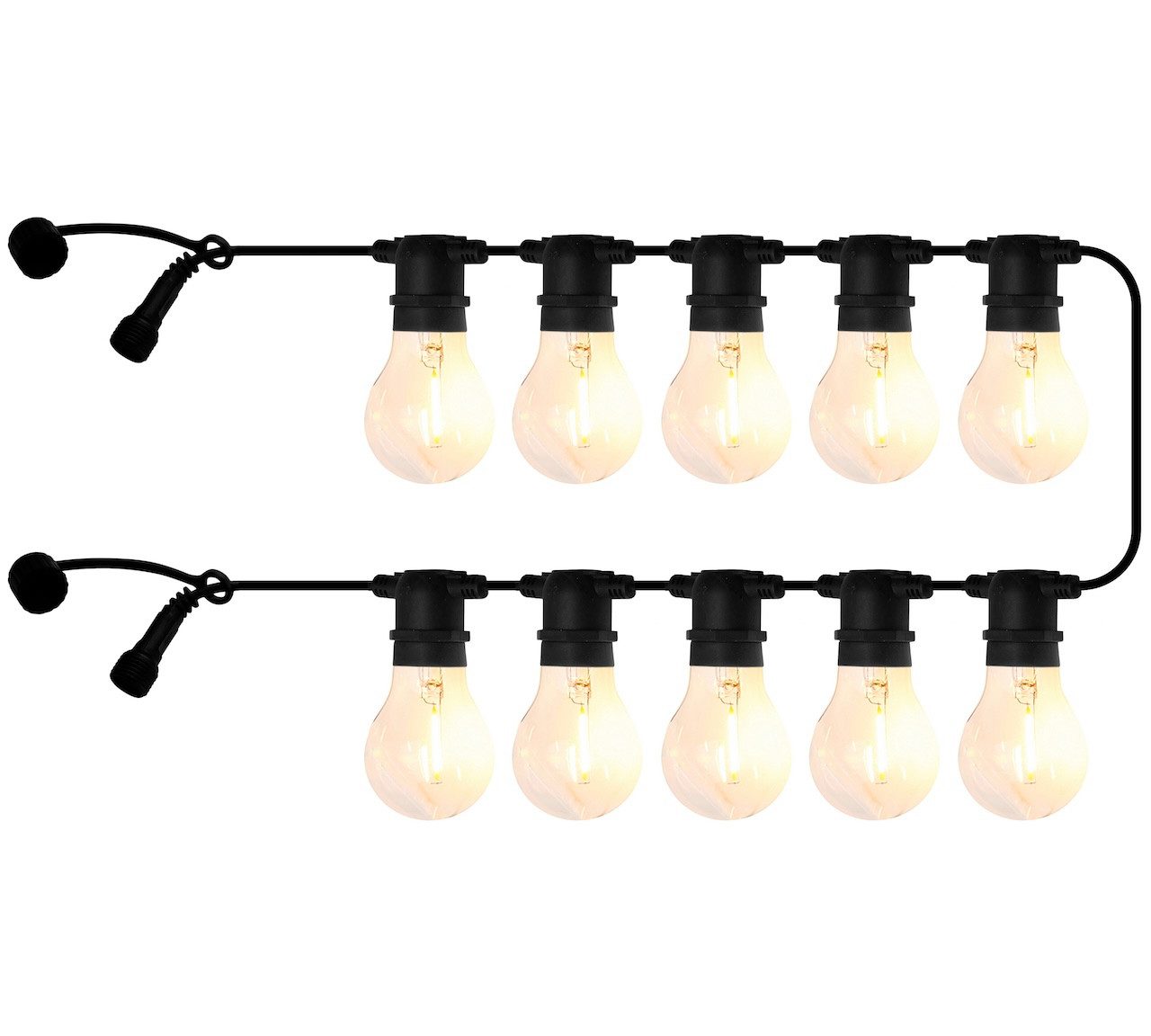 Sirius Home A/S LED-Lichterkette Tobias Biergartenlichterkette, fernbedienbar