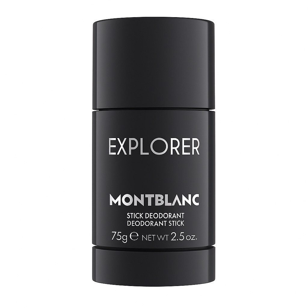 MONTBLANC Deo-Stift Explorer Deodorant Stick 75 g – alkoholfrei, vegan, ohne Parabene, – Duft nach Explorer Eau de Parfum – langanhaltende Frische –, hautverträglicher Deo-Stick für Männer – kompakt & pflegend
