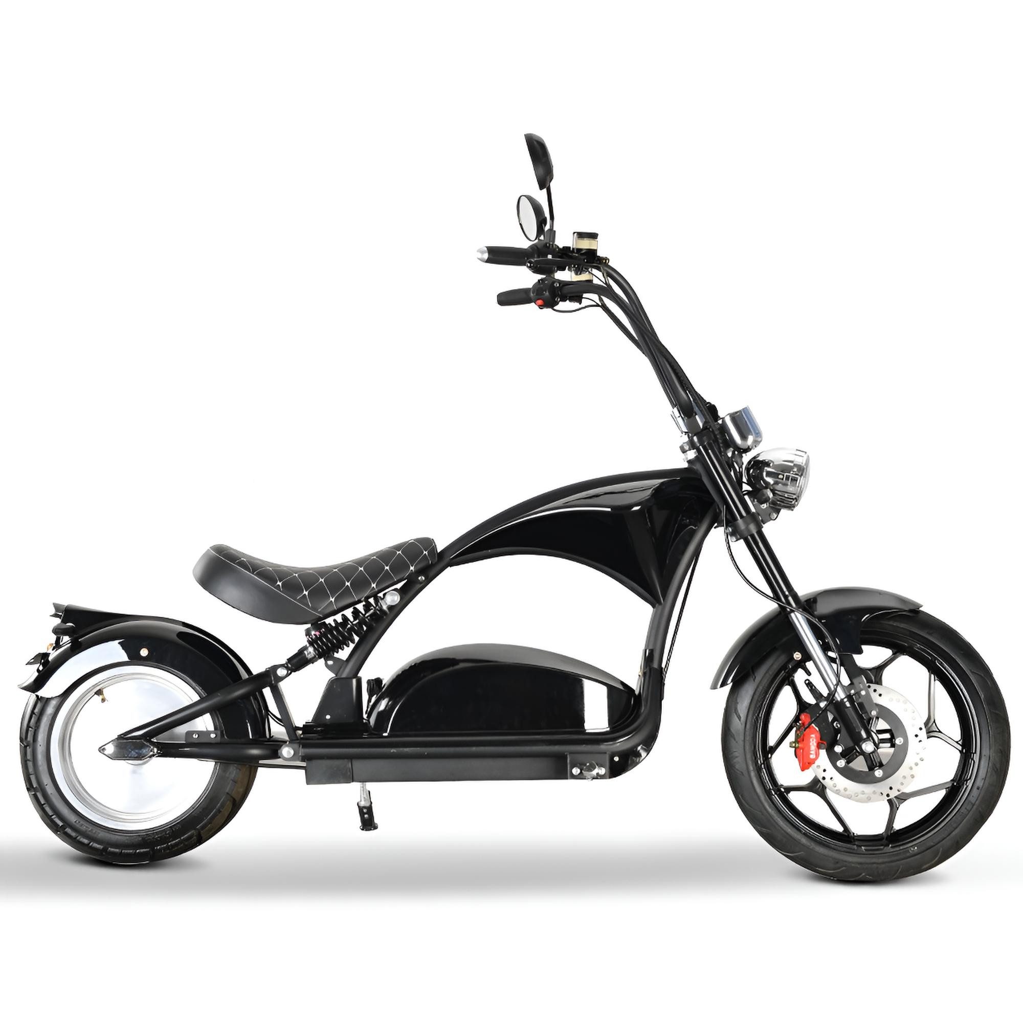 TZIpower E-Scooter E-Chopper with Road Approval 3000W 60V 60AH 45km/h COC EEC, 3000 W, 45 km/h