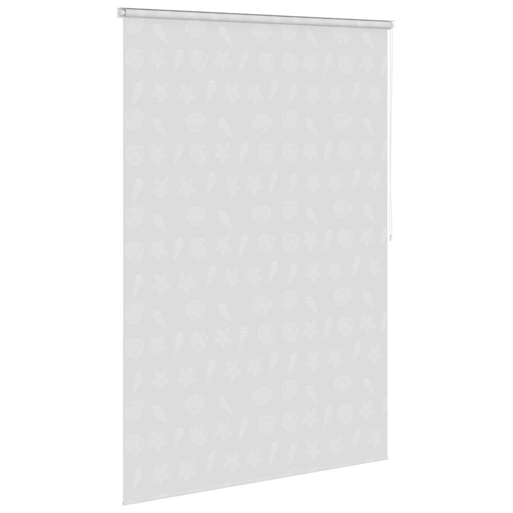 vidaXL Duschvorhang Duschrollo 140x240 cm Seesternmuster Breite 140 cm günstig online kaufen