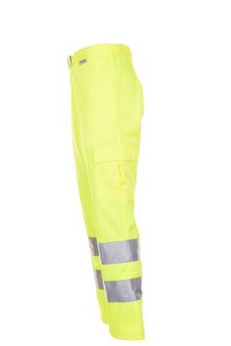 Planam Arbeitshose Bundhose Warnschutz uni gelb Größe 64 (1-tlg)