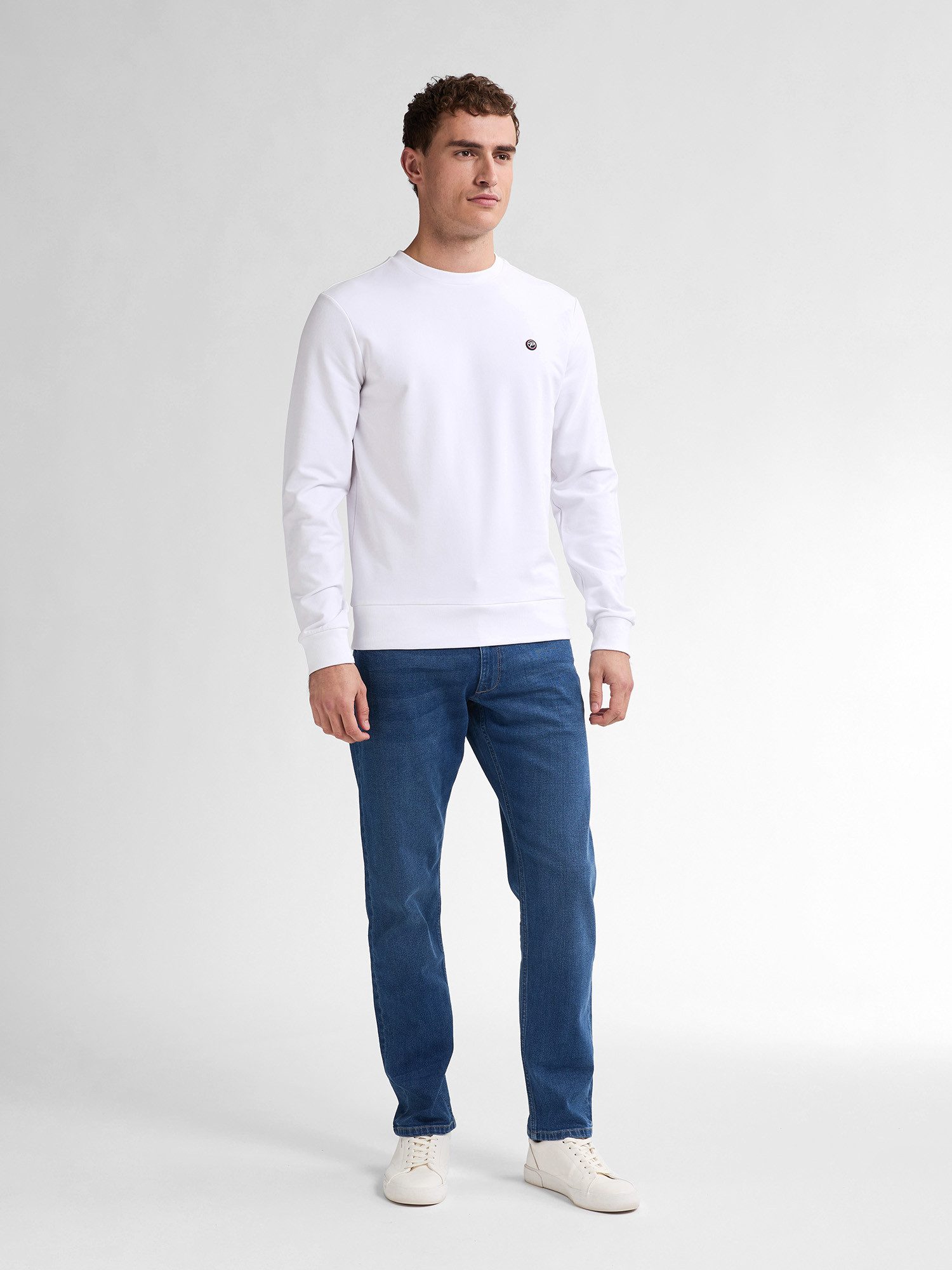 Petrol Industries Sweatshirt mit Logo Stickerei