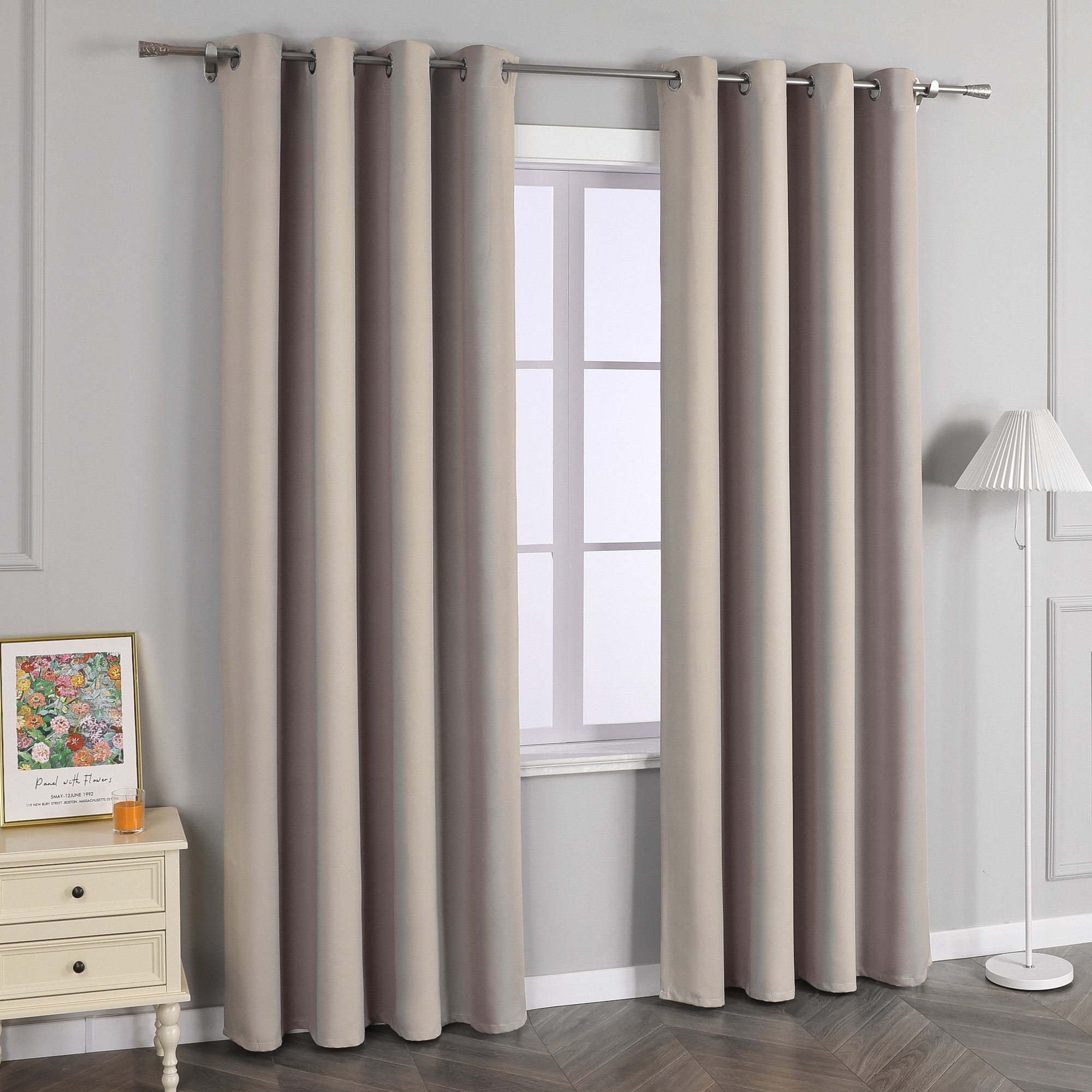 Joyswahl Verdunkelungsvorhang (1 St), Ösen, verdunkelnd, Vertikale Farbverl günstig online kaufen