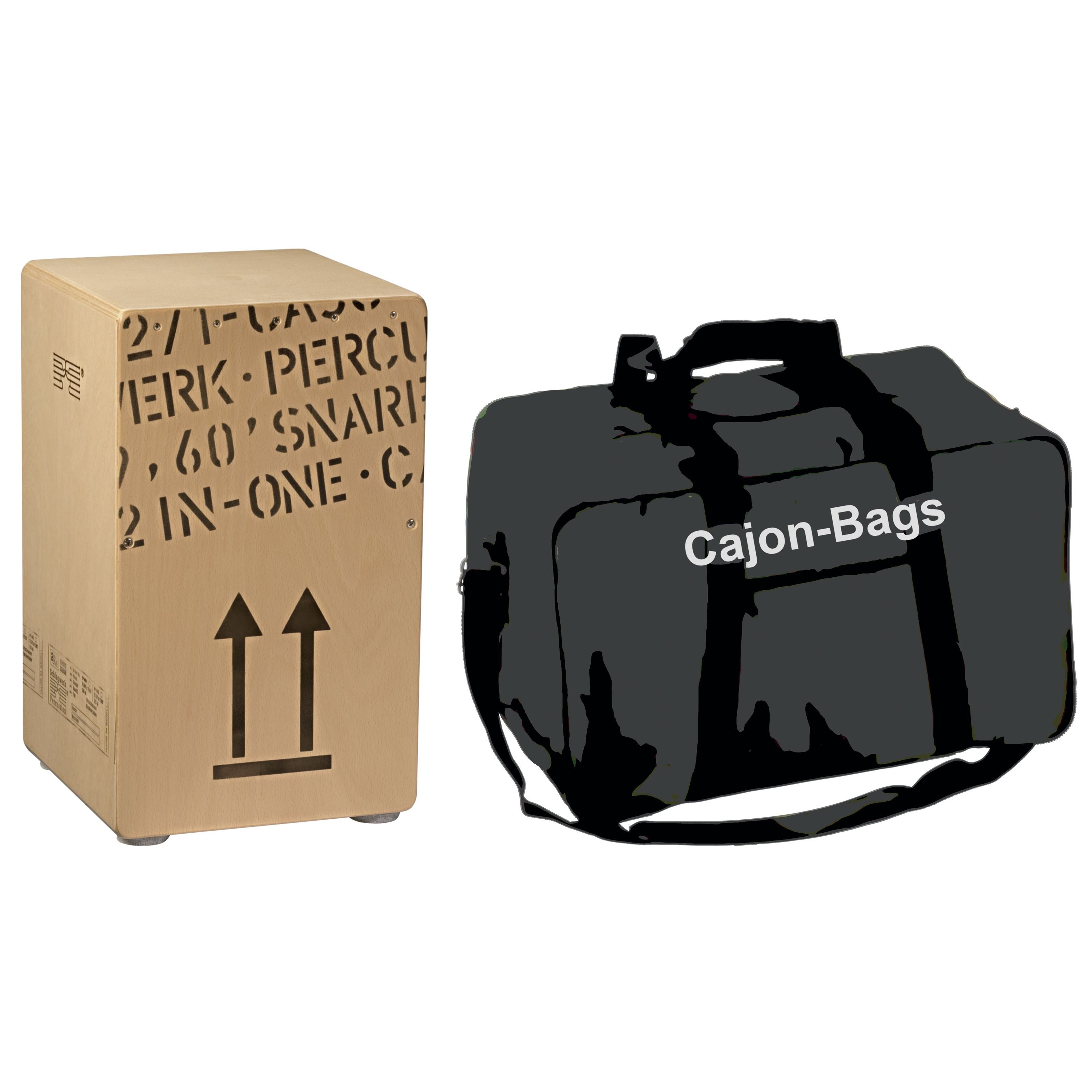Schlagwerk Cajon, Percussion, Cajons, CP 404 + Bag - Cajon-Set