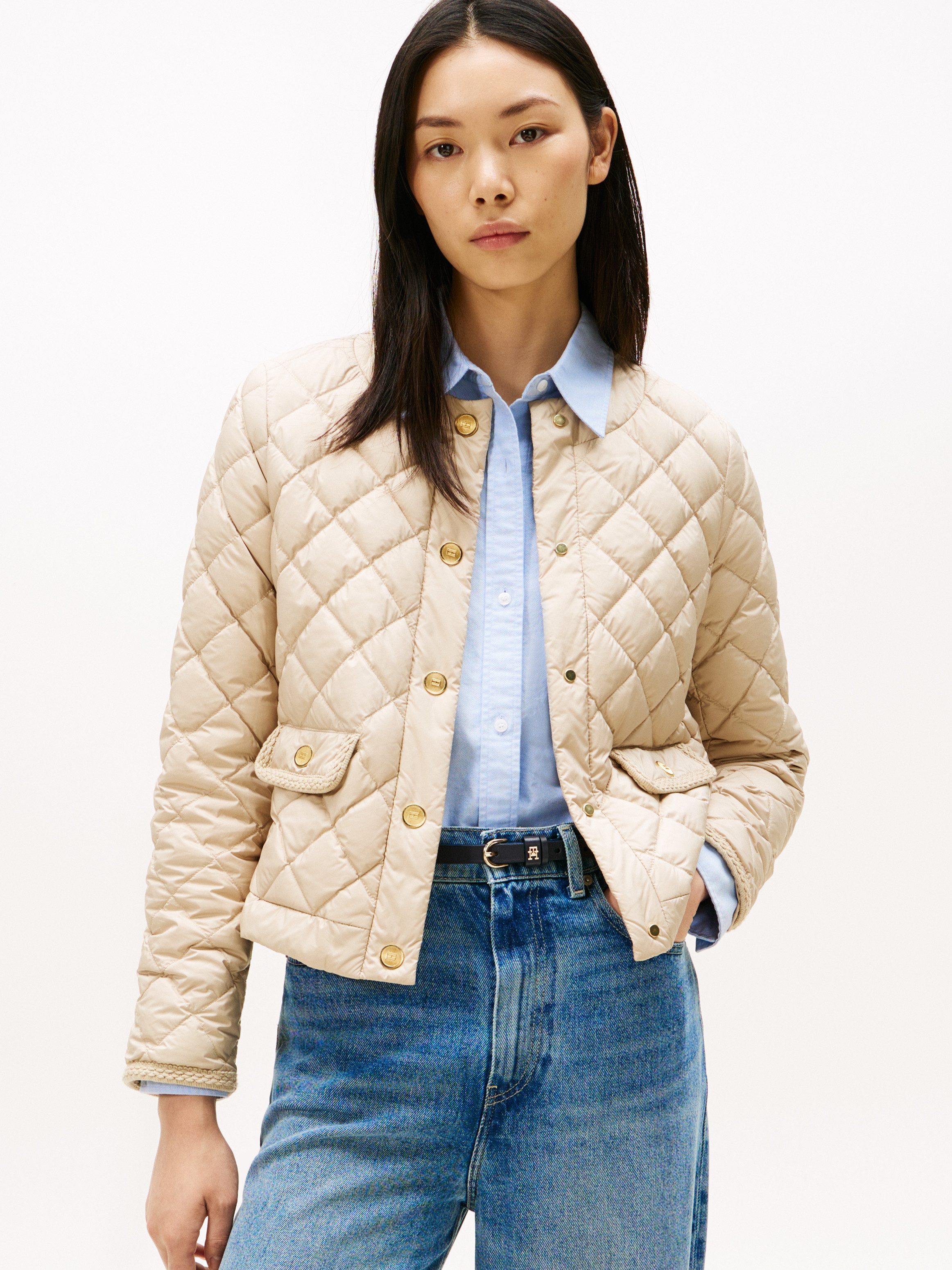 Tommy Hilfiger Steppjacke G/BUTTON QUILTED REG günstig online kaufen