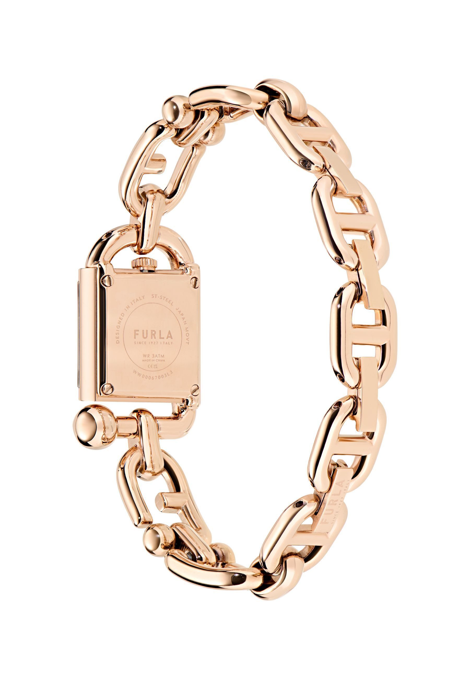 Furla Quarzuhr FURLA MIANUVOLA SQUARE, (1-tlg., Not a set – not applicable to this product), Quarz Analog – Bild 3 von 5