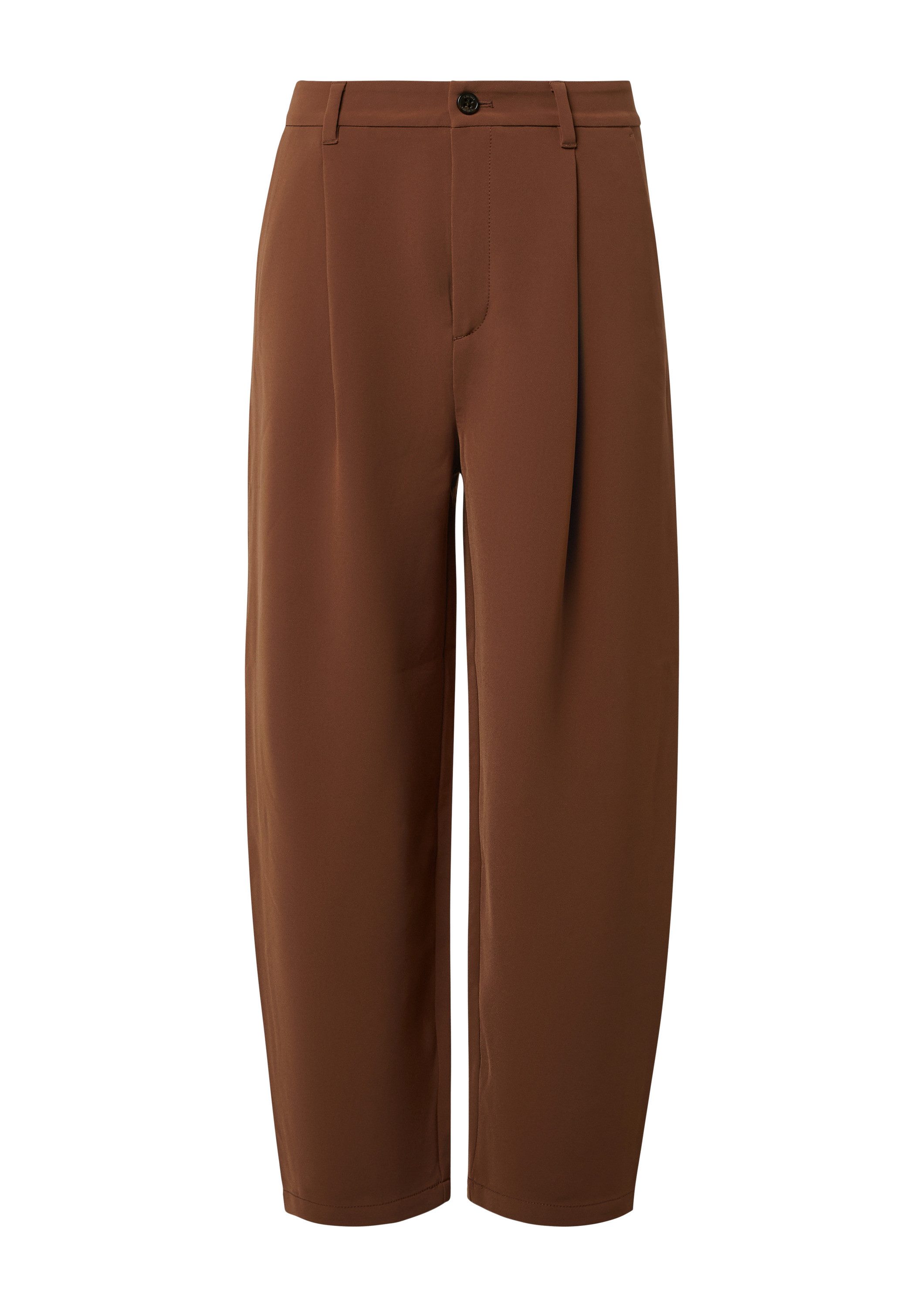 s.Oliver 7/8-Hose Hose Barrel-Leg-Hose mit Bundfalten günstig online kaufen