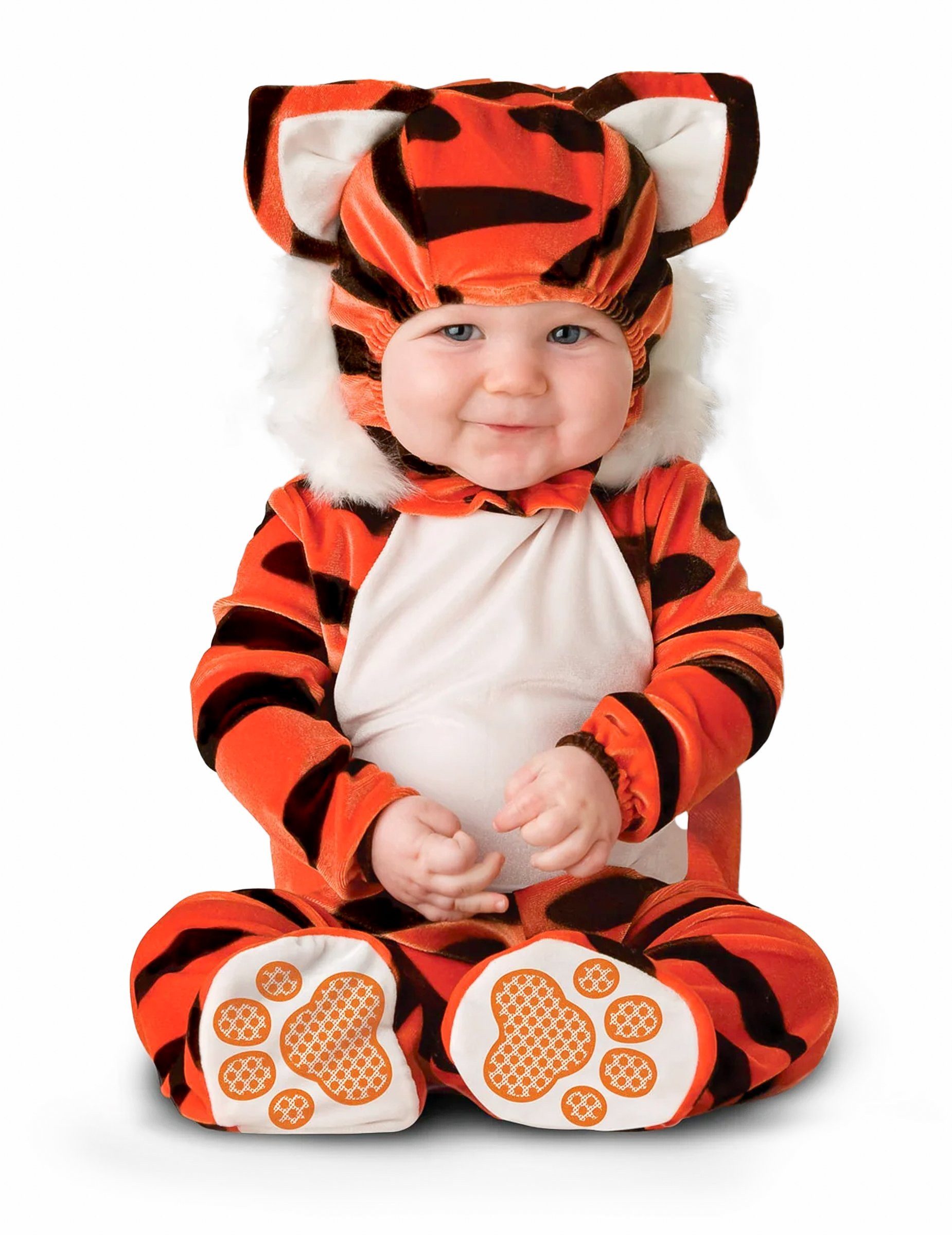 JADEO Kostüm Tiger-Kostüm für Babys orange-schwarz