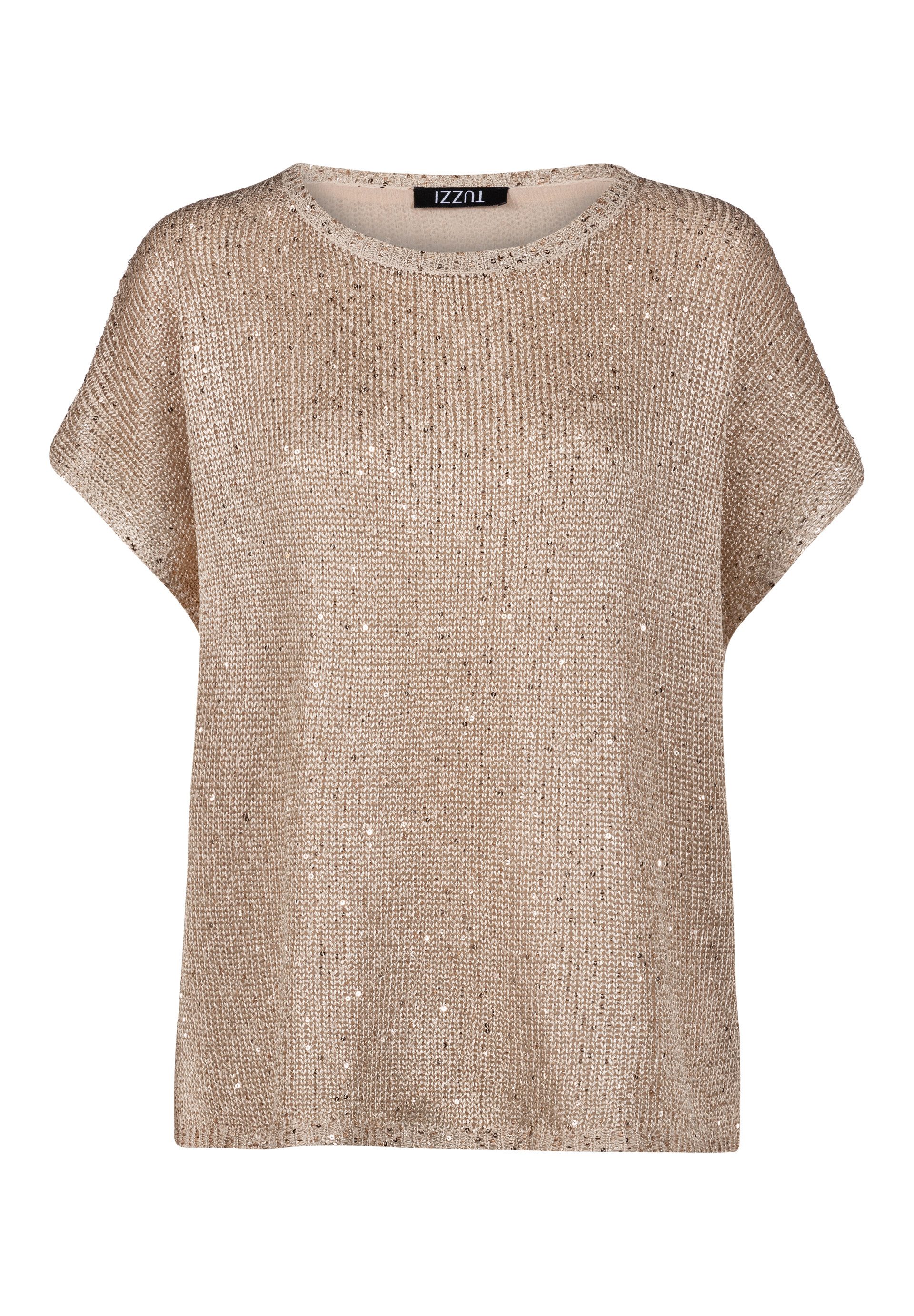 TUZZI Strickpullover mit Glanzeffekt