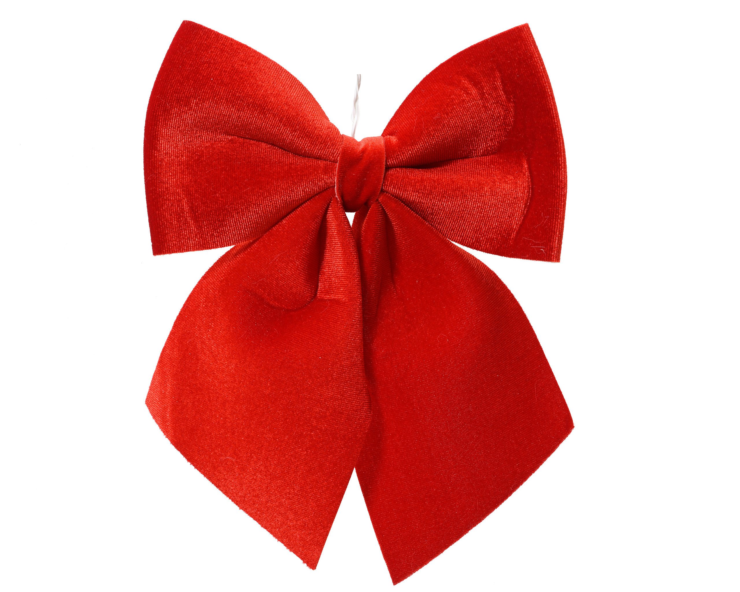 Kaemingk Christbaumschmuck, Schleife 24cm 1 Stück Rot