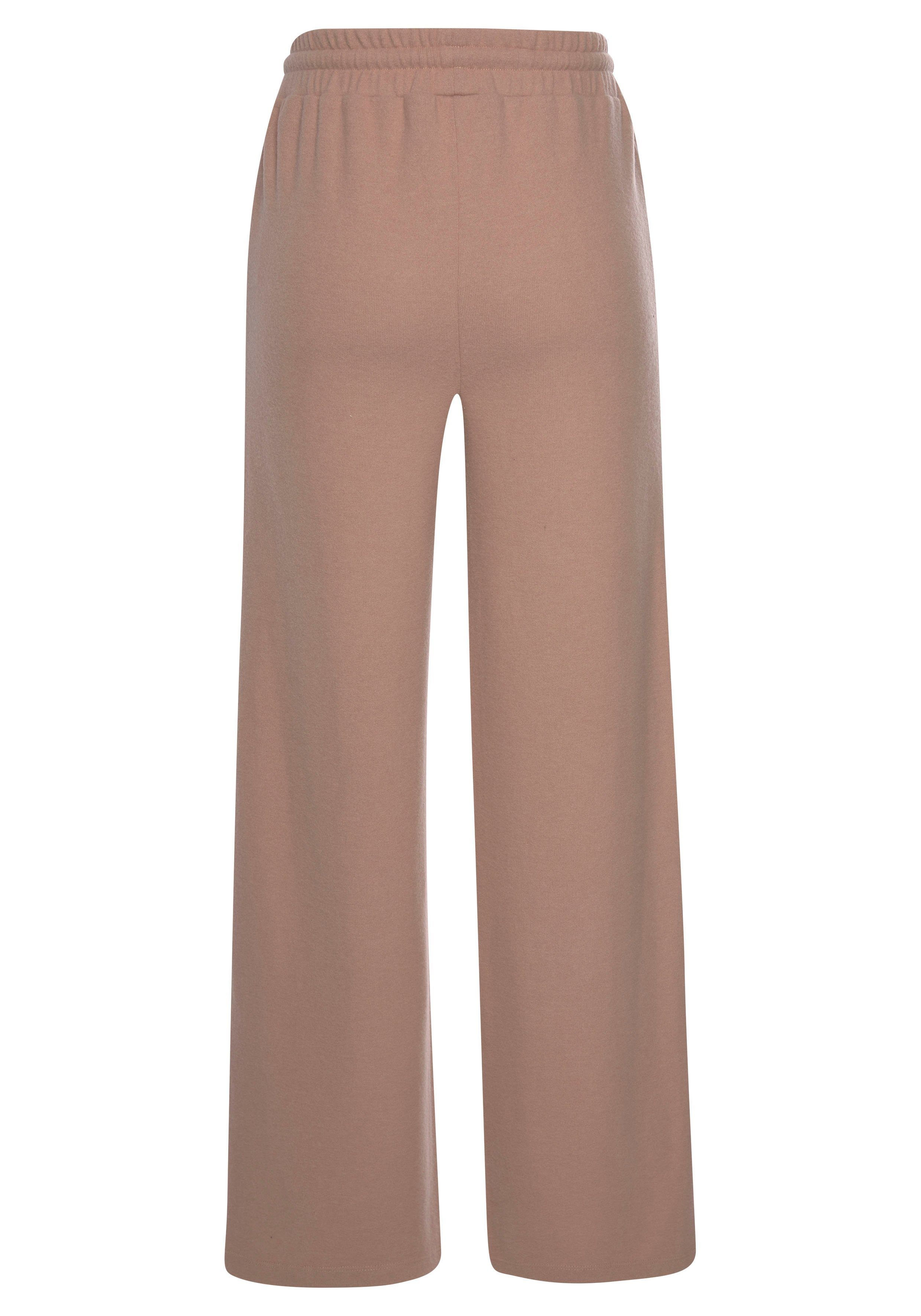 LASCANA Loungehose mit weitem Bein, Loungewear – Bild 4 von 5