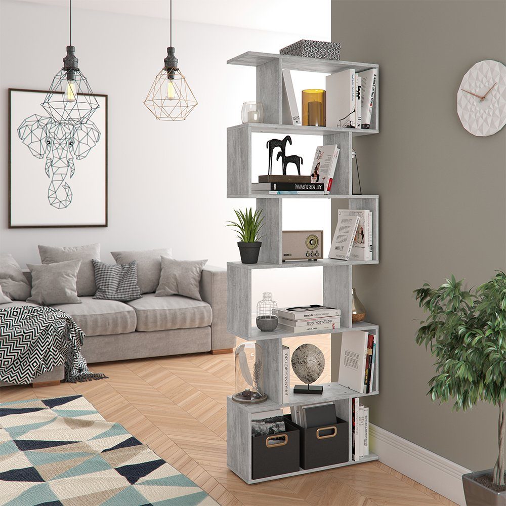 Vicco Raumteiler Levio, Beton, 70 x 196.1 cm, Freistehend günstig online kaufen