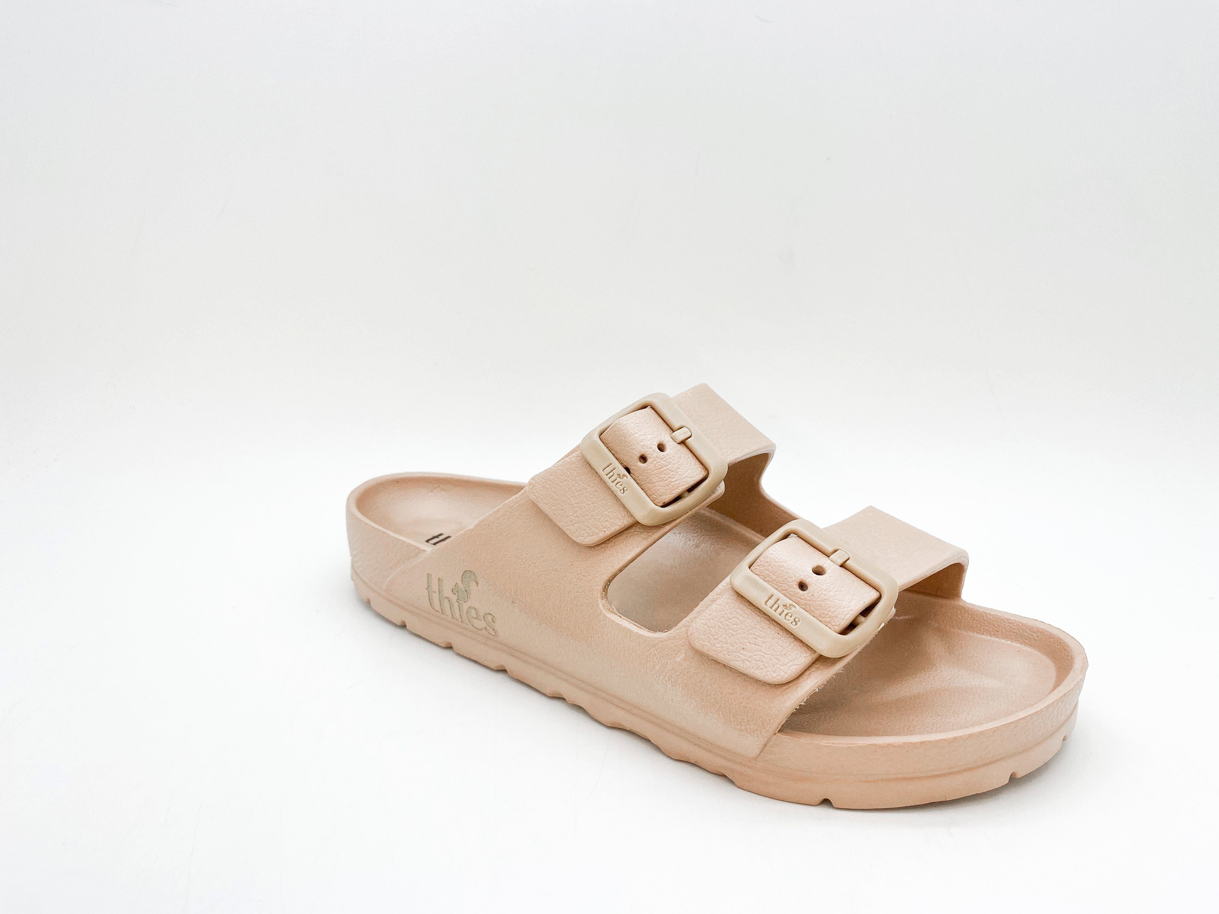 Sandal 1856 Ecofoam thies Bronze Sandale Vegan