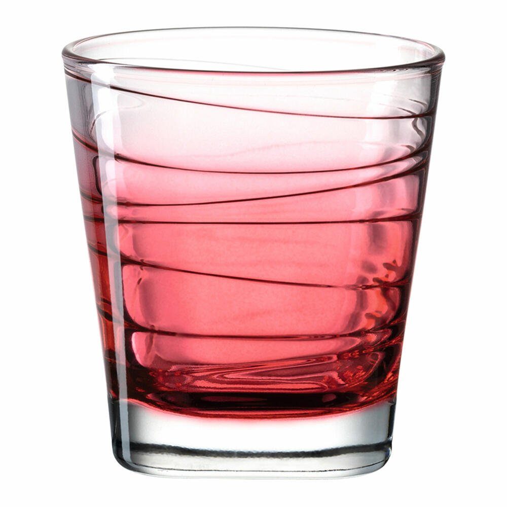 LEONARDO Glas Vario Struttura rot 250 ml, Glas