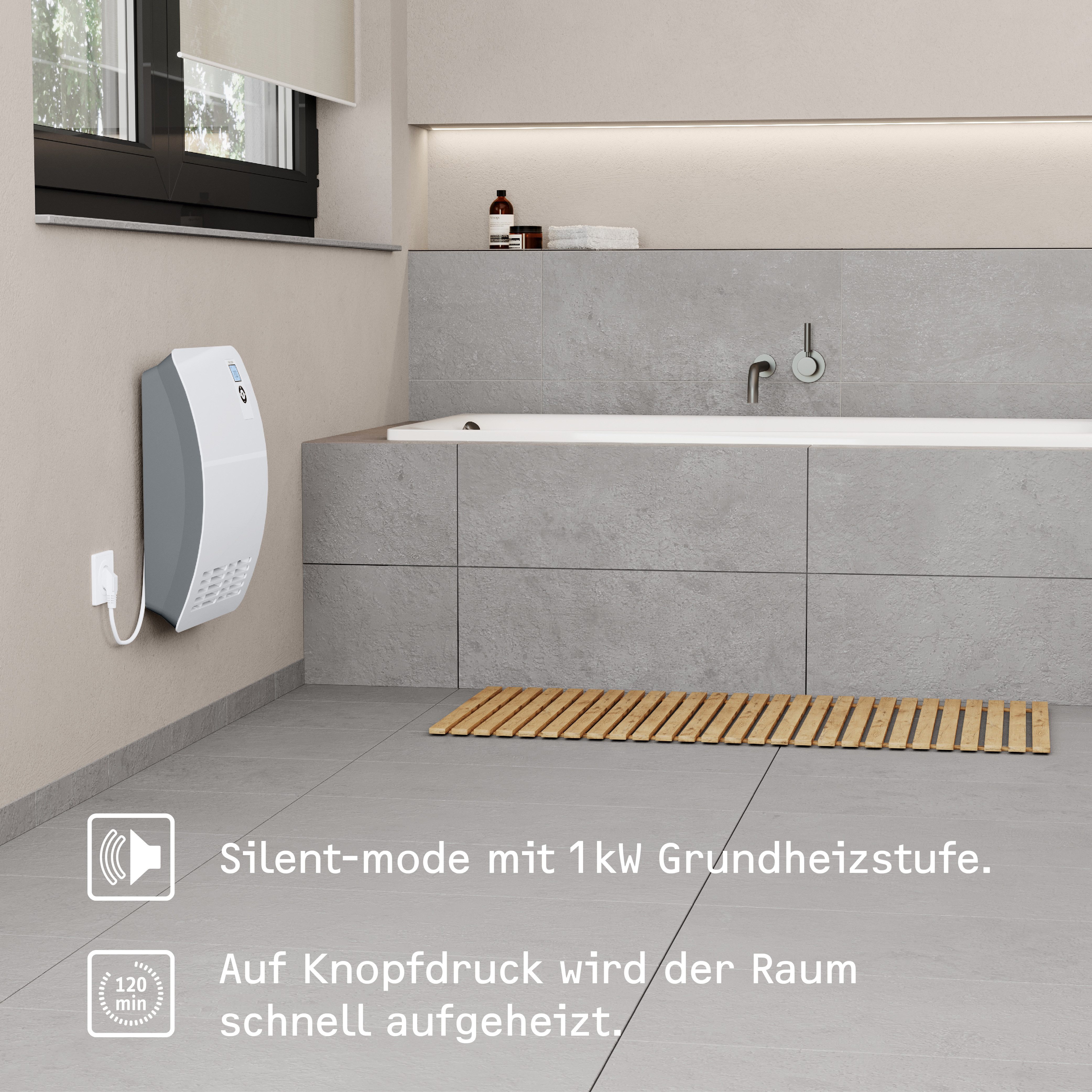 STIEBEL ELTRON Heizlüfter Wand-Schnellheizer 2.0kW/230V, weiß günstig online kaufen