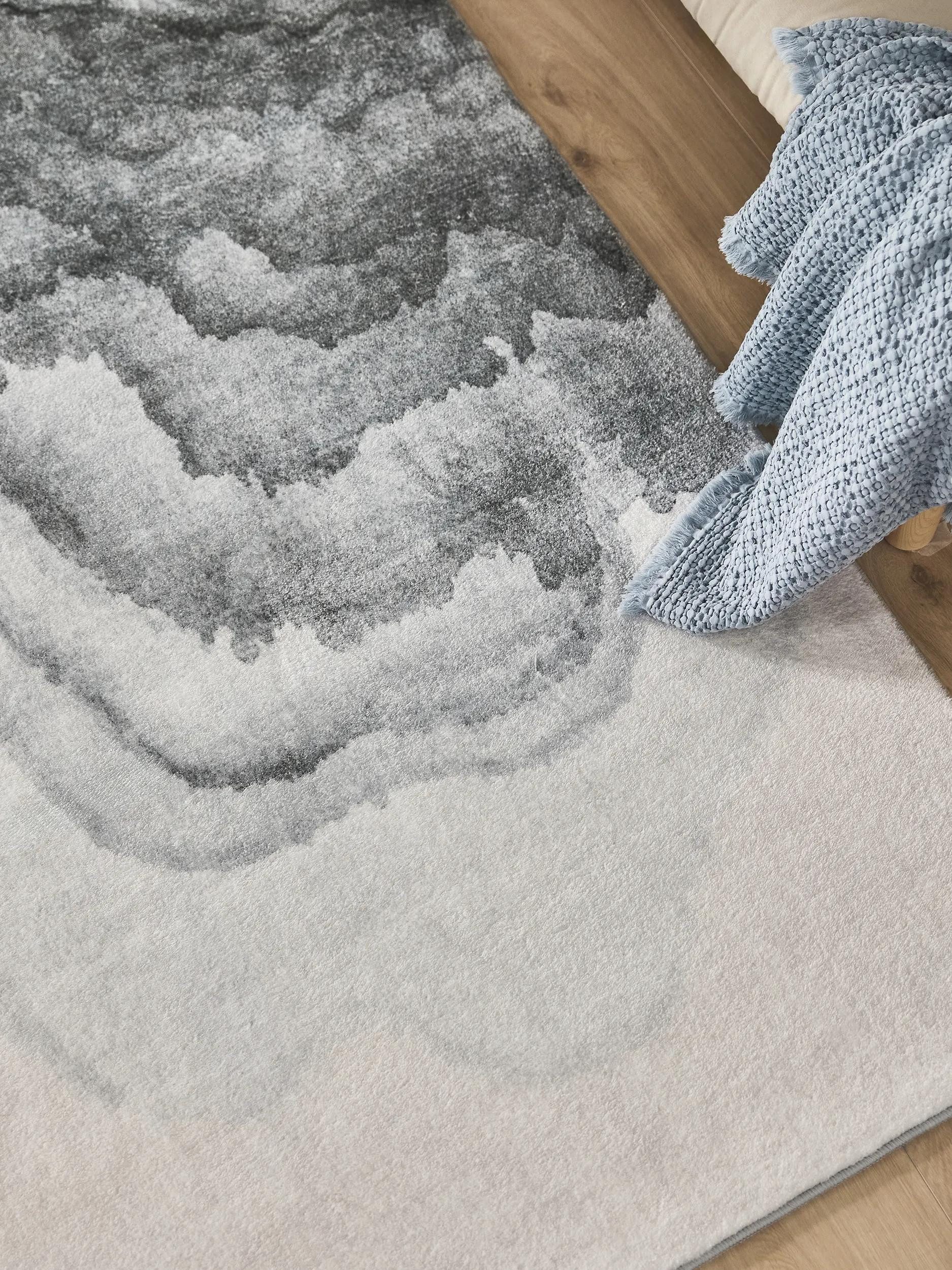benuta Teppich Mara, rechteckig, Höhe: 6 mm, Teppich Wohnzimmer, Schlafzimmer, Esszimmer, Flur, Kunstfaser, Cozy