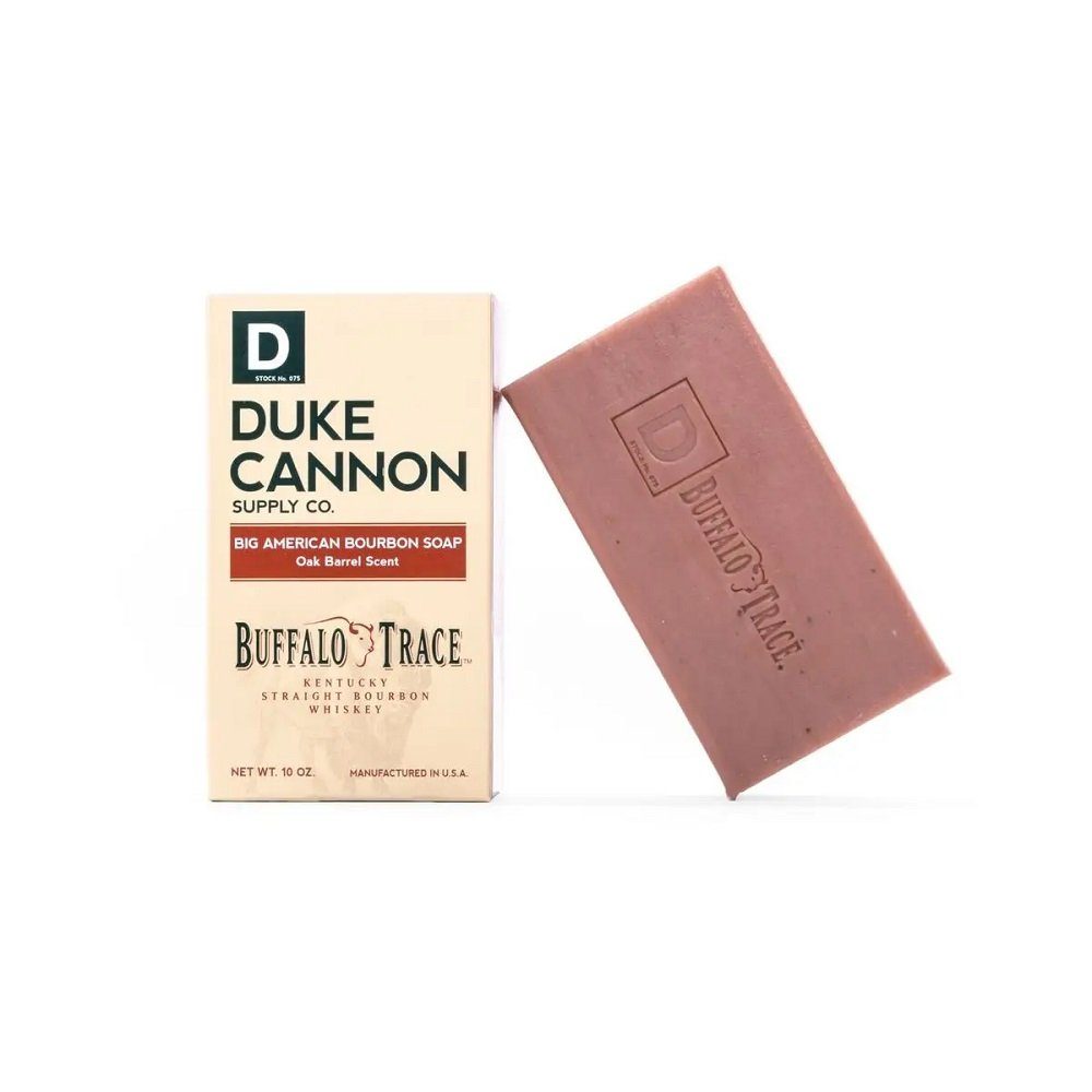 Duke Cannon Feste Duschseife Big Ass Brick of Soap BOURBON SOAP- Echte Männerseife aus den USA, 300 gr Seifenstück