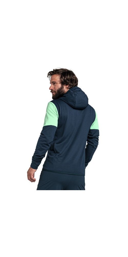 Schöffel Fleecejacke Hydalen mit Kapuze (atmungsaktiv, schnell trocknend, 2-Wege-Stretch)