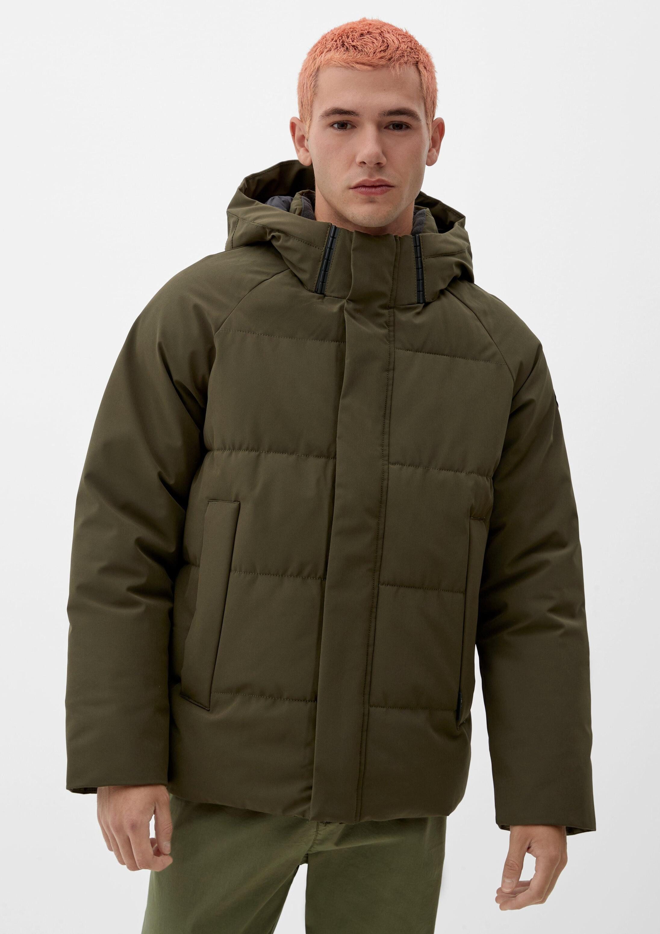 QS Funktionsjacke Outdoor-Jacke Jacke mit abnehmbarer Kapuze