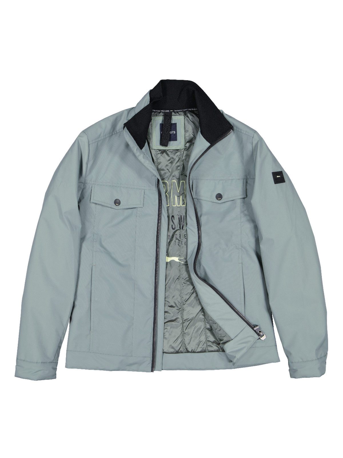 Kurzjacke Herren Funktionsjacke im Jeansjacken-Style, Gruen