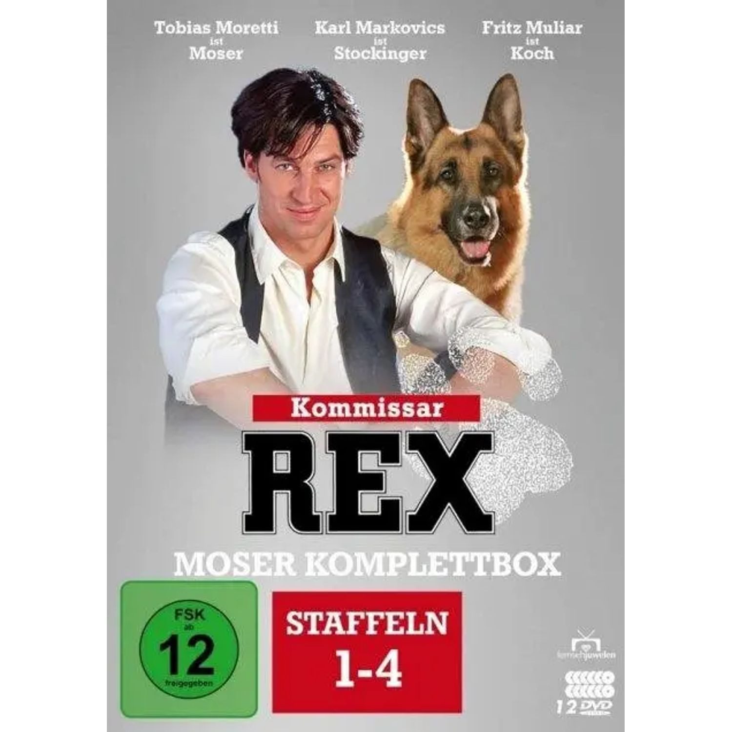 DVD Kommissar Rex - Moser Komplettbox (Alle 4 Staffeln mit Tobias...