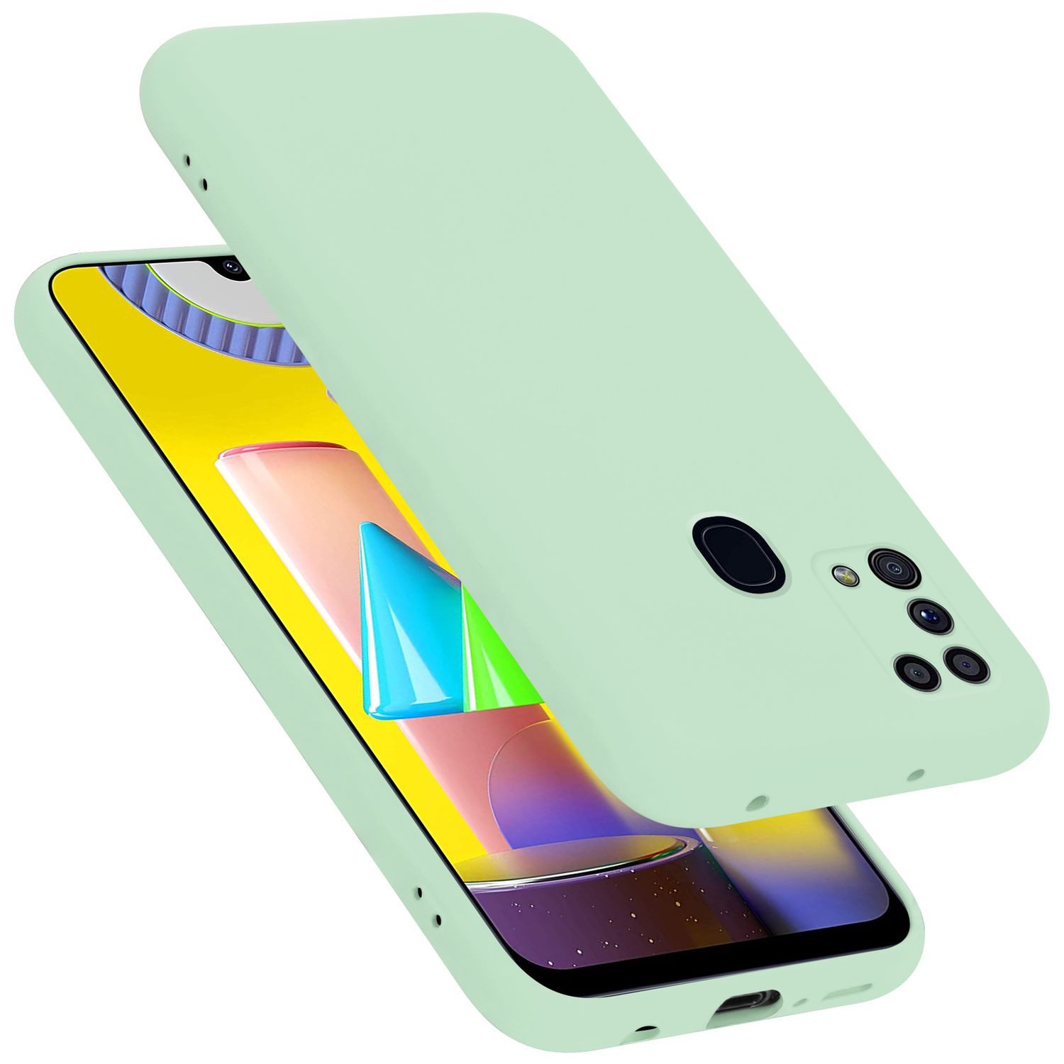 Cadorabo Handyhülle für Samsung Galaxy M31 Hülle Samsung Galaxy M31, Flexible Hülle TPU Silikon Schutzhülle Back Cover Case
